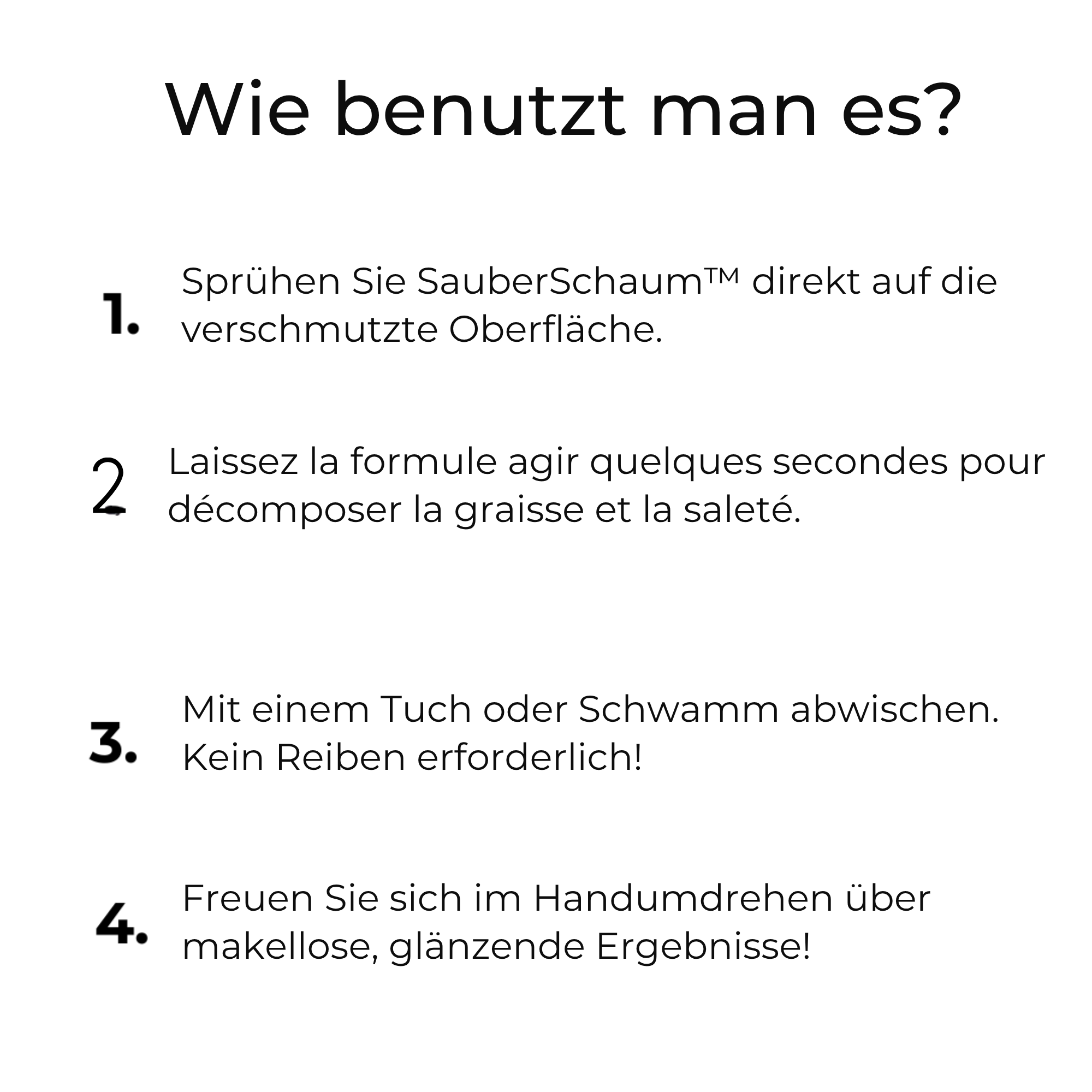 SauberSchaum™ / Magischer Reinigungsschaum (1+1 GRATIS)