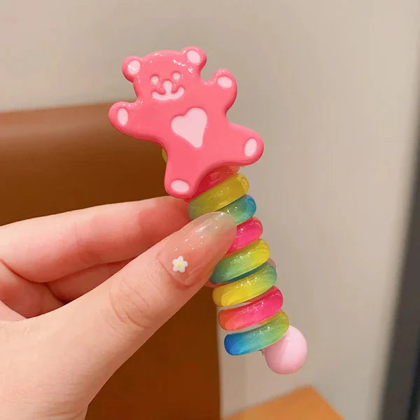 HaarHerz™ / Kleine Prinzessin Telefonkabel Haargummis