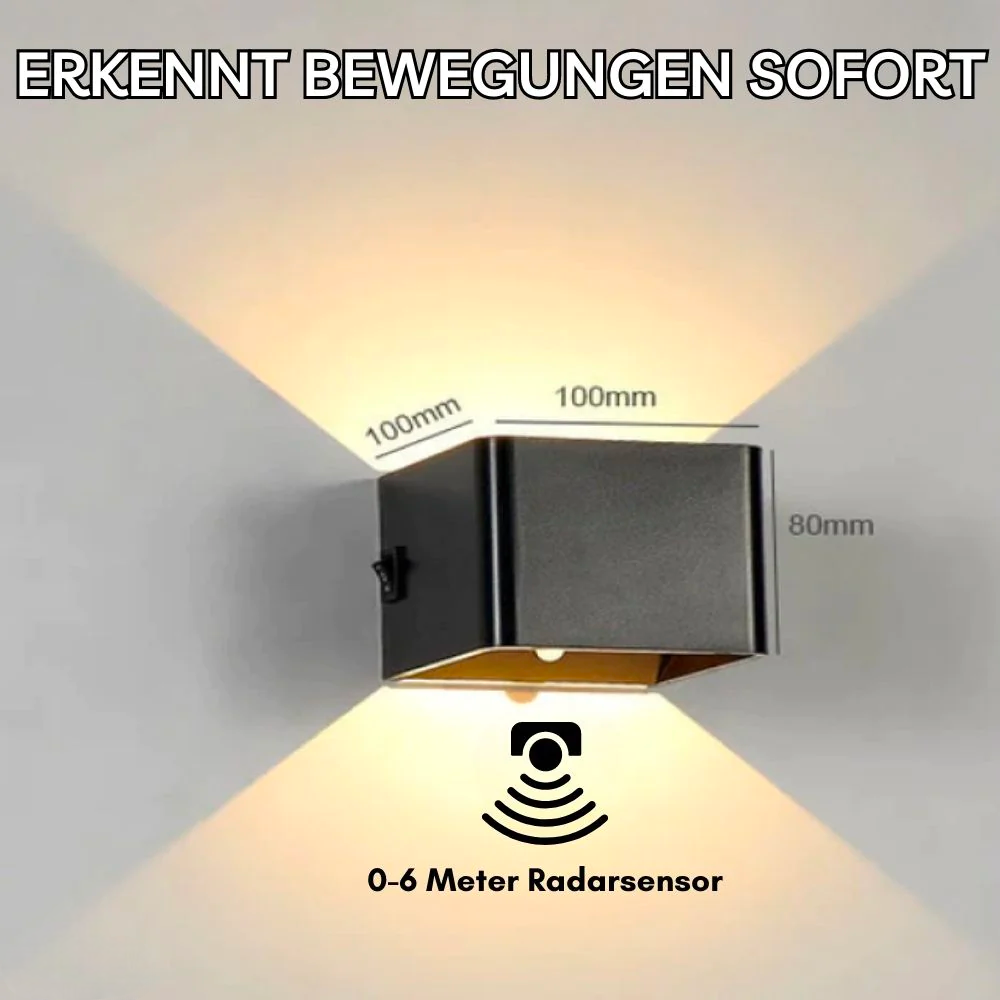 LuxeGlow™ Premium | Kabellose Luxus-Wandlampe – 50% Rabatt [Letzter Tag]