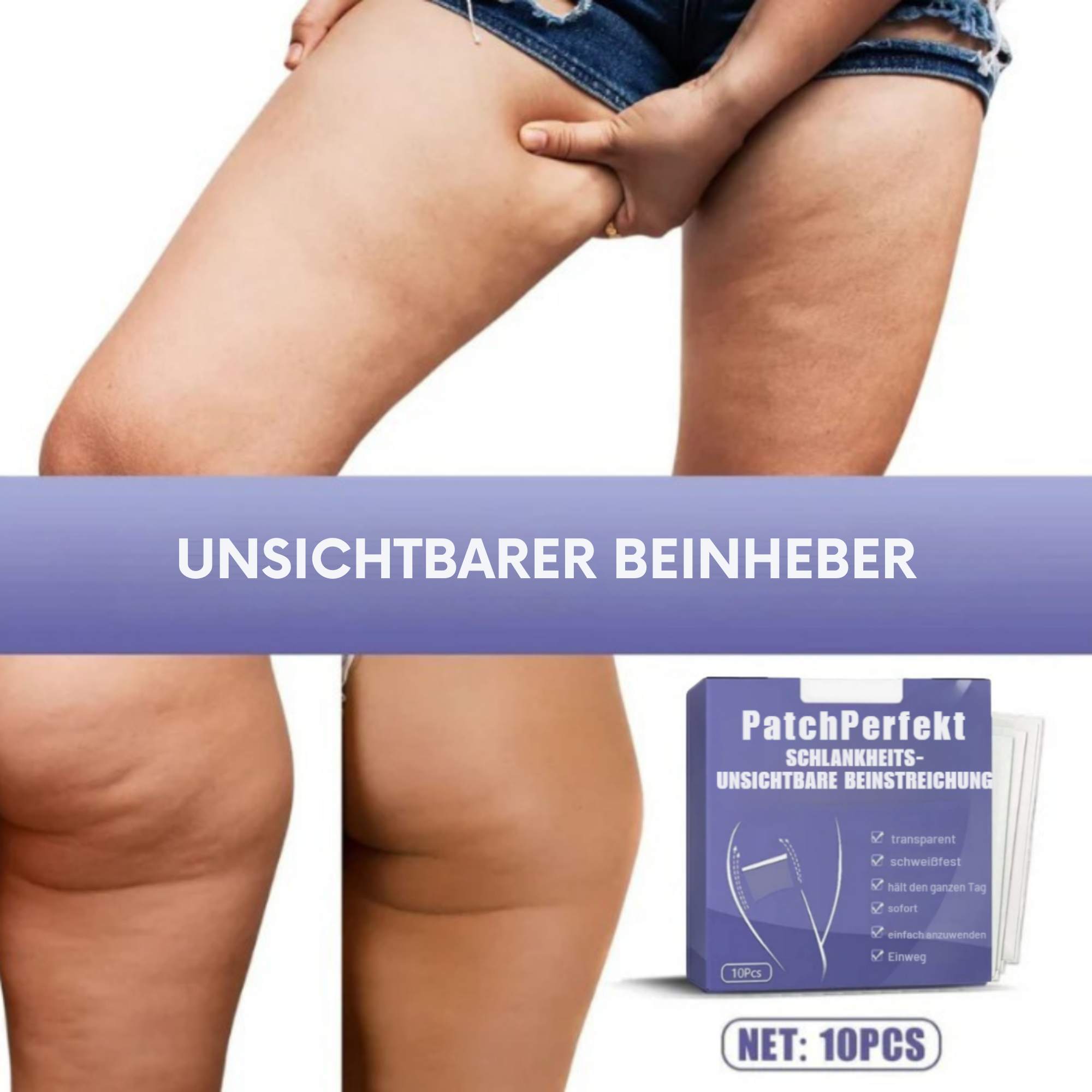 PatchPerfekt™/ Unsichtbare Kollagen-Pflaster Für Straffere Haut (1 + 2 GRATIS)
