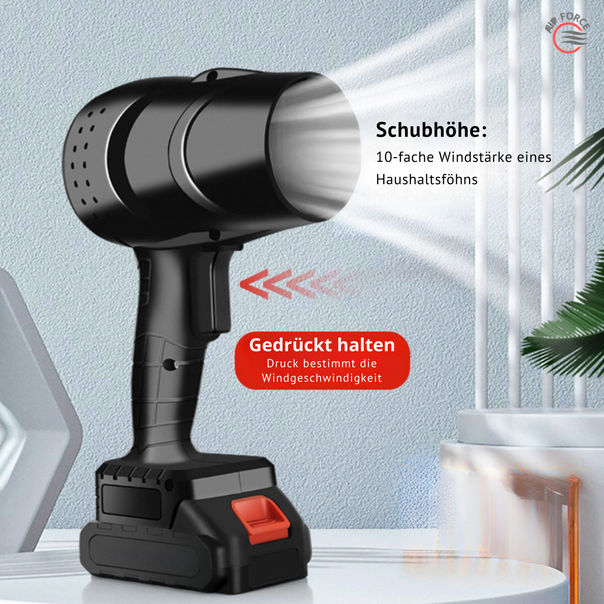 TurboTornado™ / Tragbarer Gebläse Für Schnelle Reinigung + EXTRA Batterie GRATIS