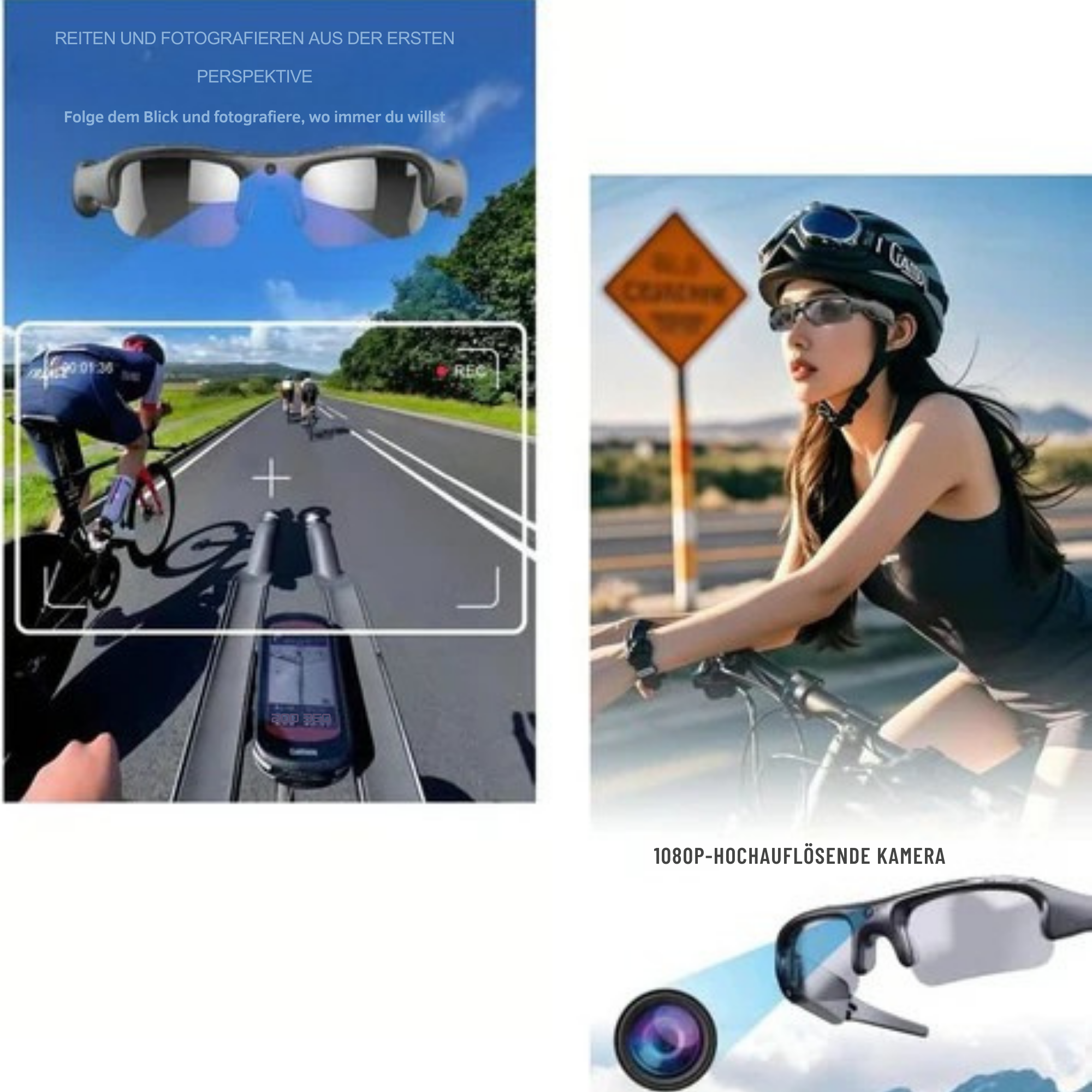 KlarKamera™ / Sportbrille mit HD-Smartkamera