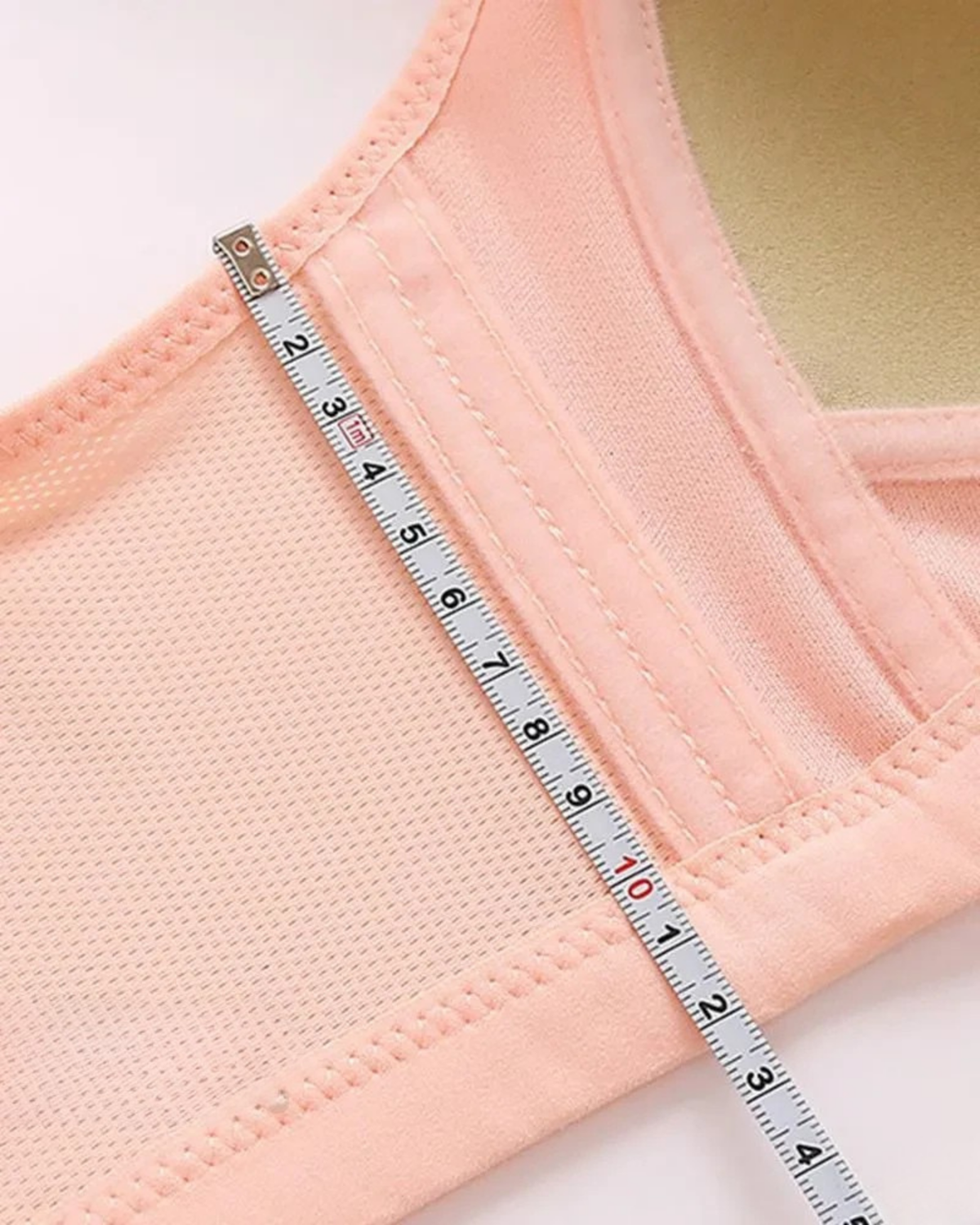 Majxx - Wireless Lifting Bra with Button Front and Ruched Push Up Design