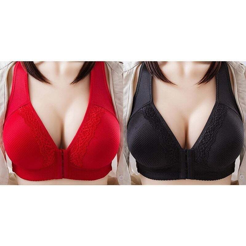 🔥Neuer Plus Size Sexy Push-up-BH mit Frontverschluss |  Sanvera🔥