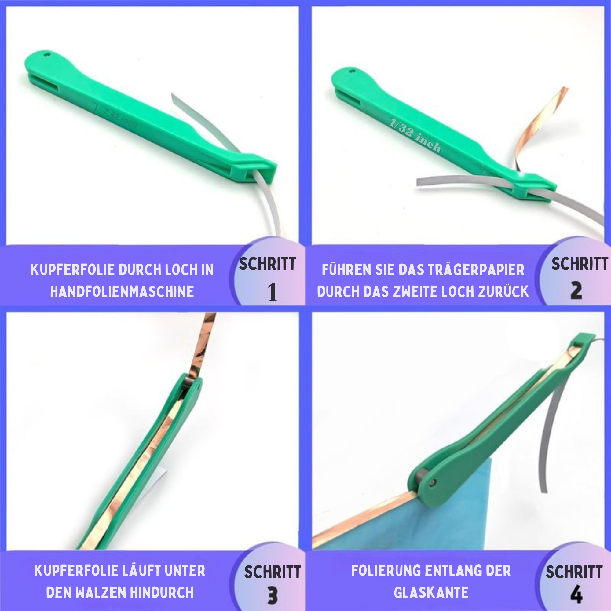 FolieFix™ / Bleiglas Handfolierer