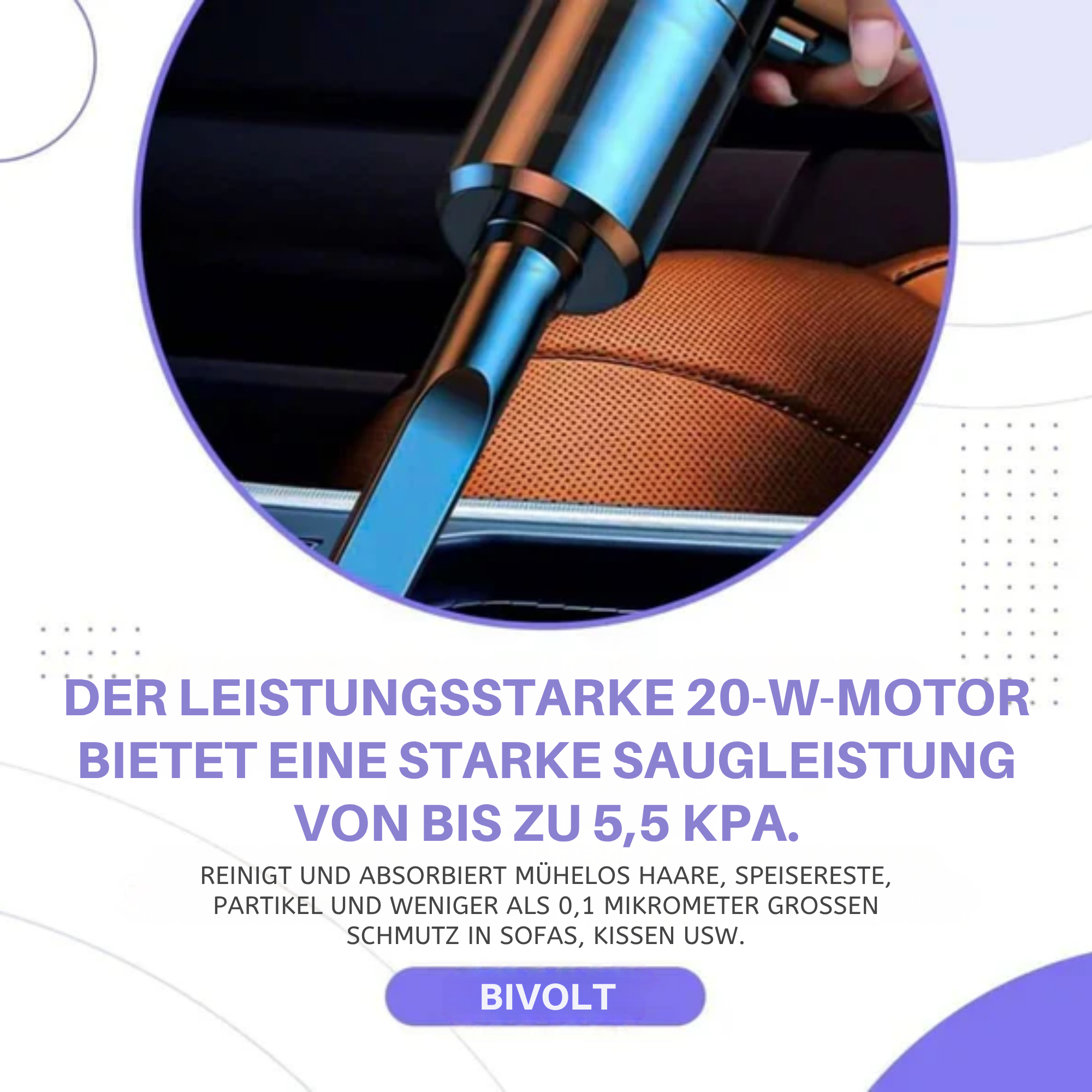 PowerPutz™ / Ultrastarker Tragbarer 3-in-1-Staubsauger + Gratisgeschenk