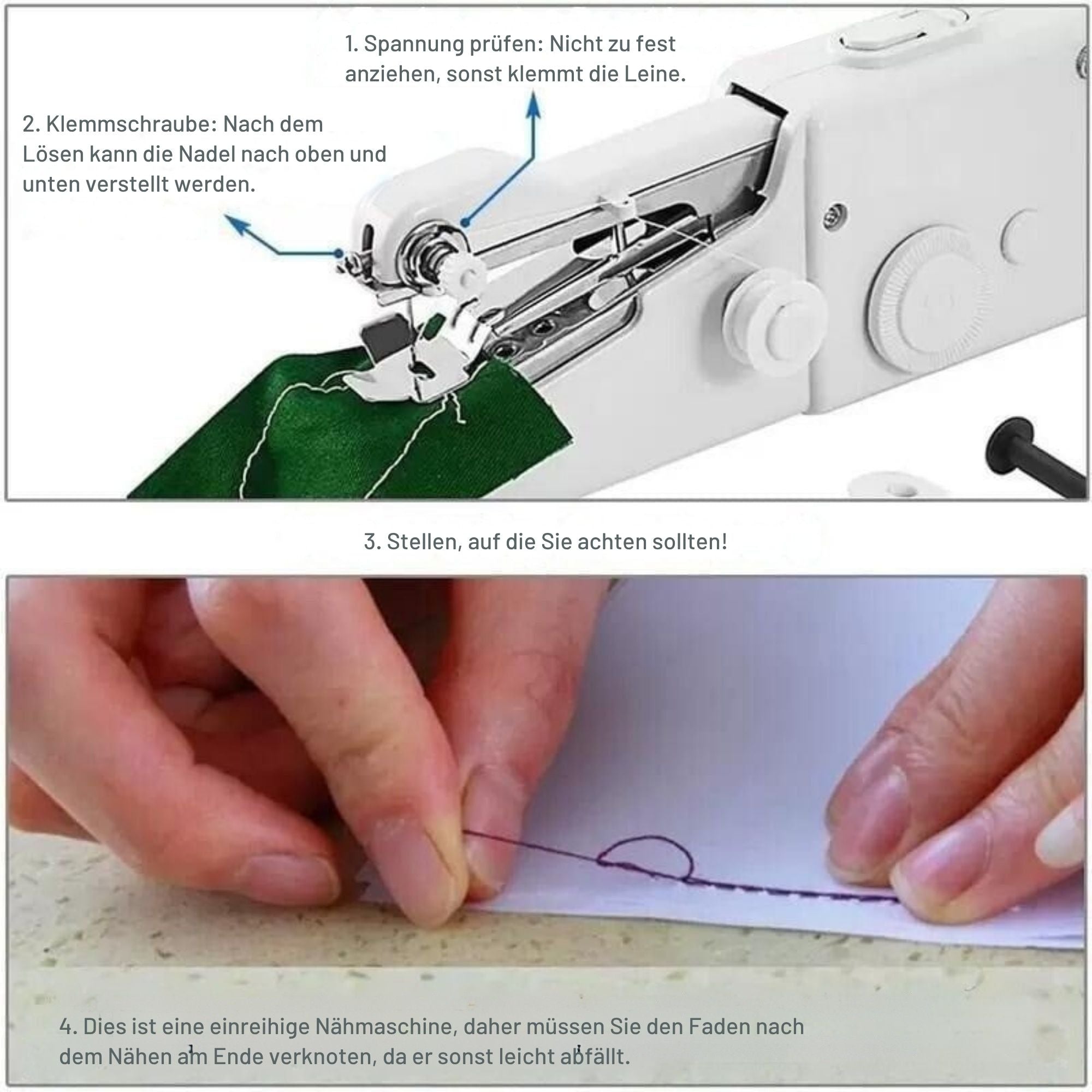 StichStar™ / Handgehaltene Nähmaschine