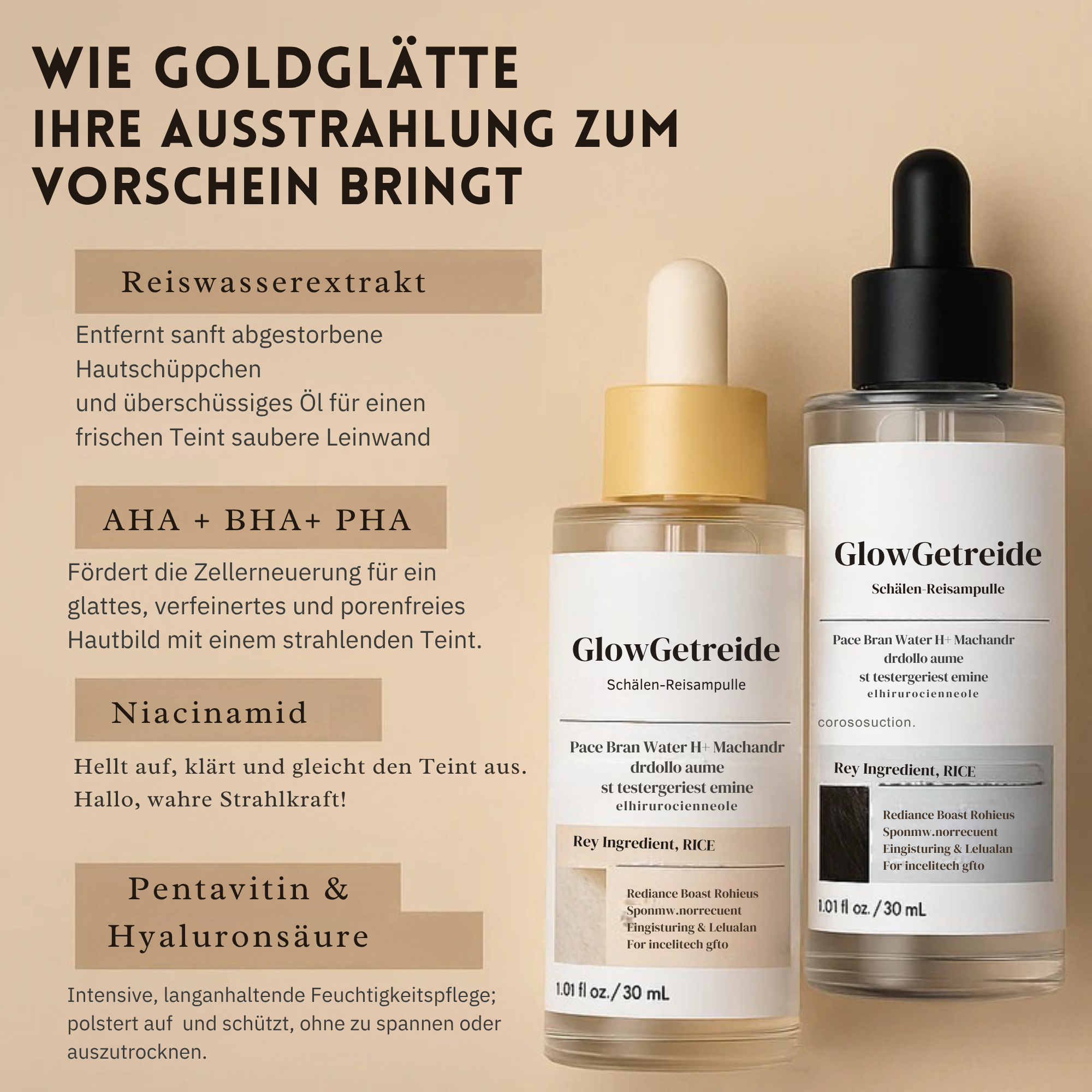 GlowGetreide™ / Reis-Peeling-Duo