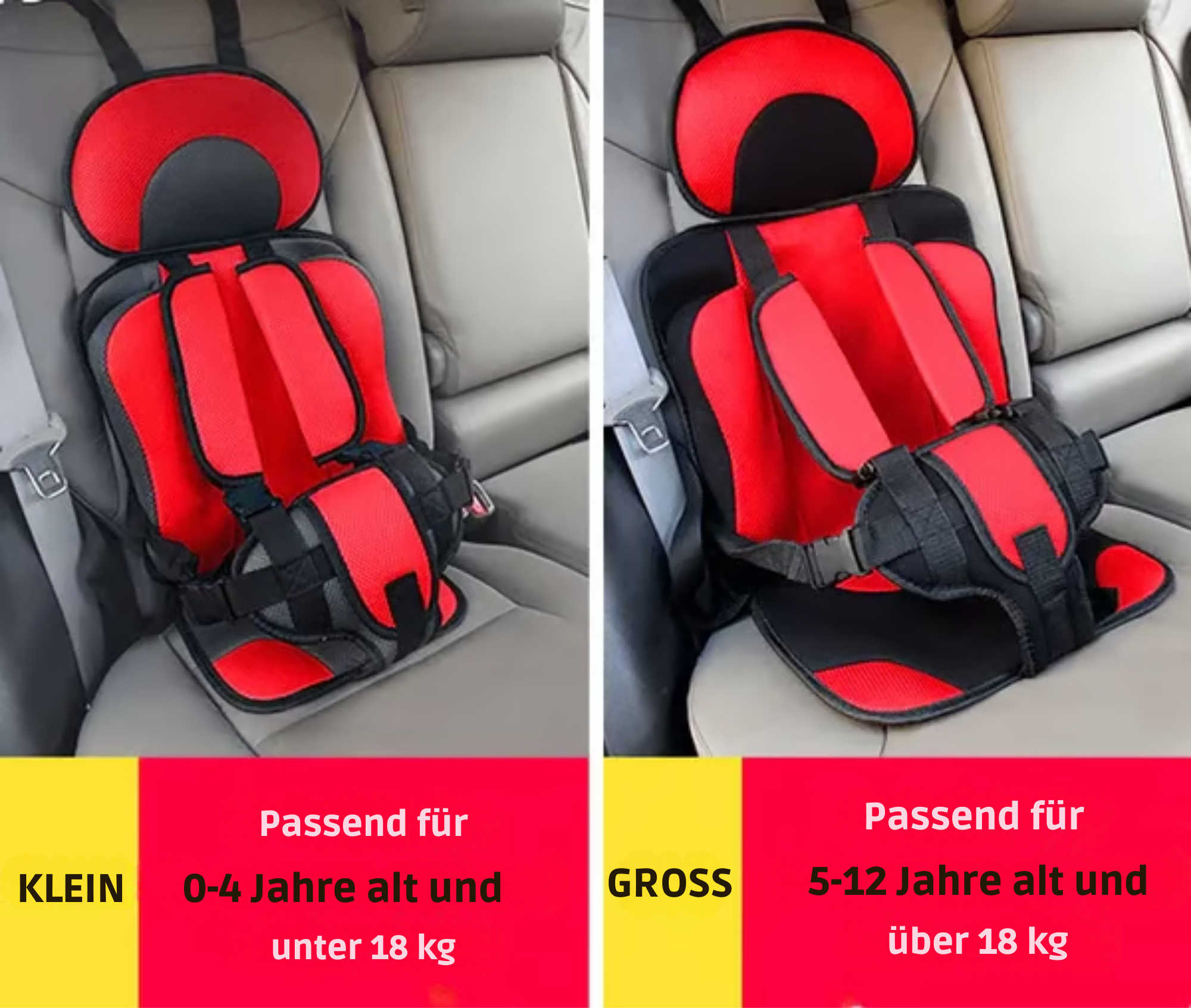 SicherSitz™ / Tragbarer Kindersicherheitssitz