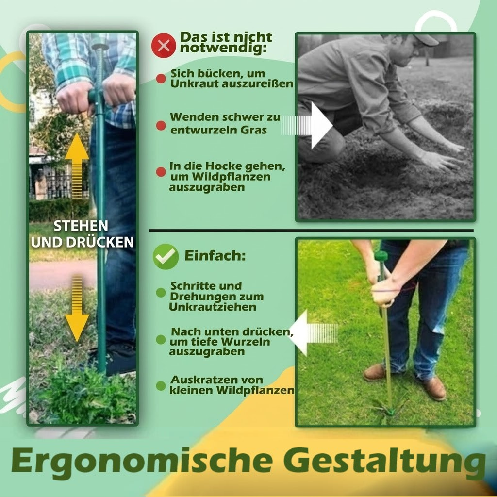 NUR HEUTE 50% RABATT | TerraPull / Dauerhafter Wurzelentferner