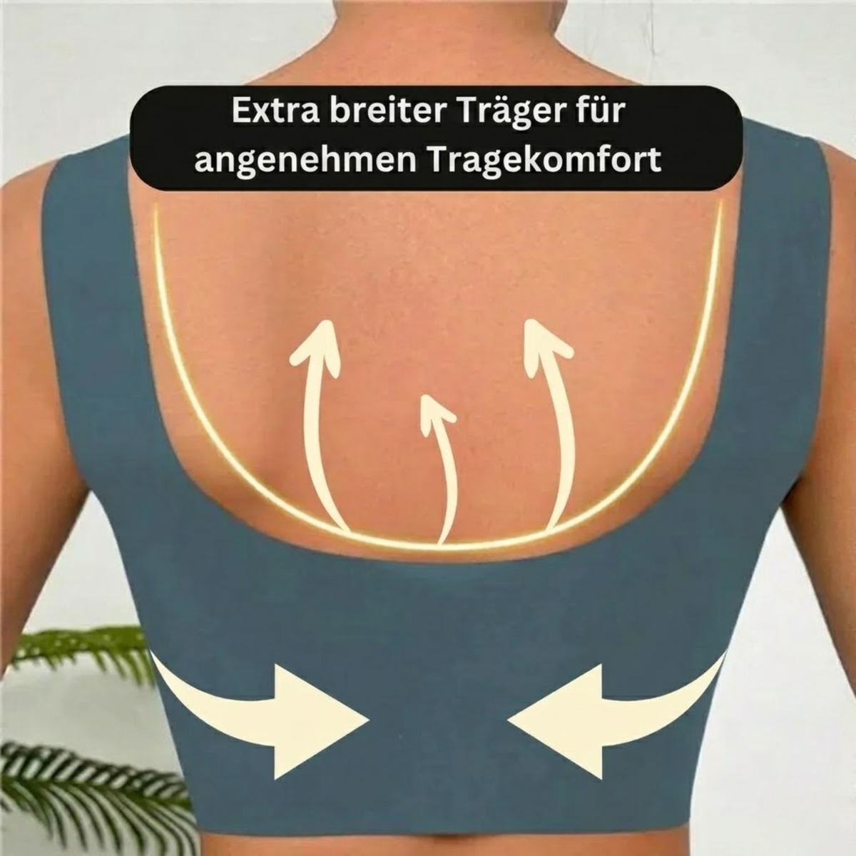 KomfiBH – BH ohne Bügel | Nahtloser Komfort | Sanfter Push-Up-Halt