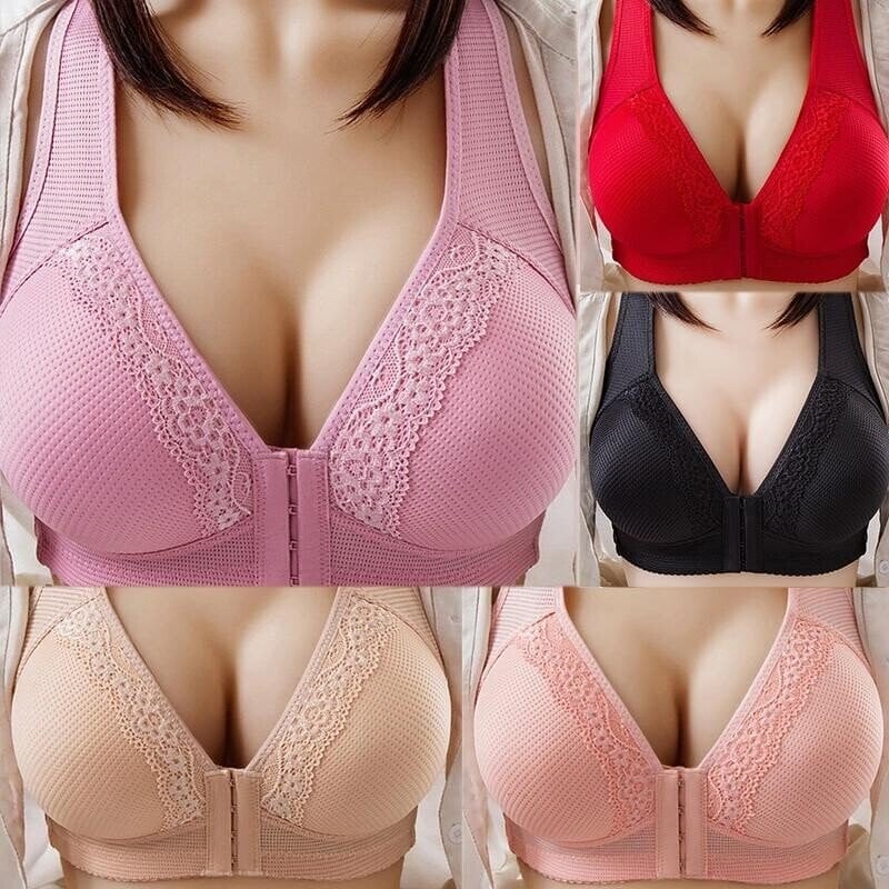 🔥Neuer Plus Size Sexy Push-up-BH mit Frontverschluss |  Sanvera🔥
