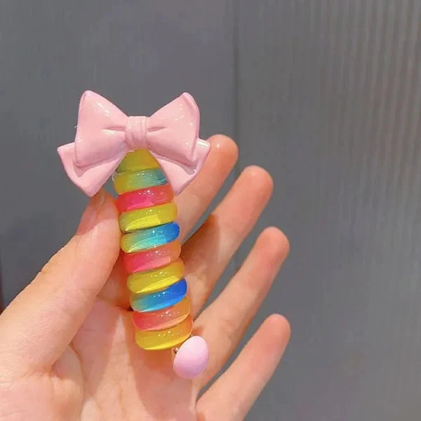 HaarHerz™ / Kleine Prinzessin Telefonkabel Haargummis