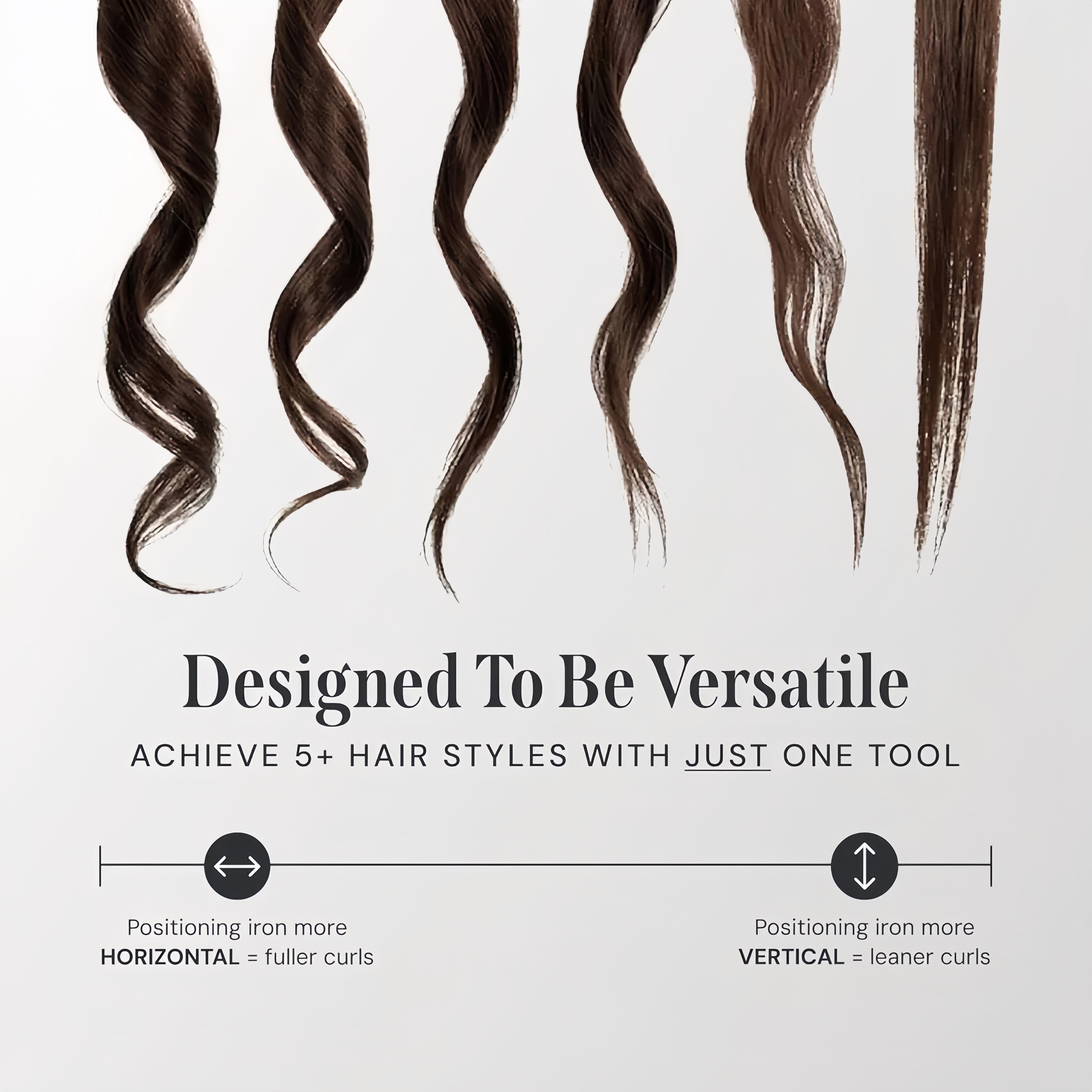 StilStab™ / 2-in-1 Haarglätter Und Lockenstab
