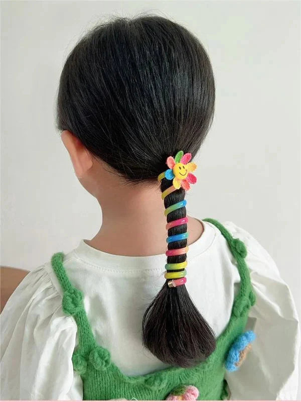 HaarHerz™ / Kleine Prinzessin Telefonkabel Haargummis