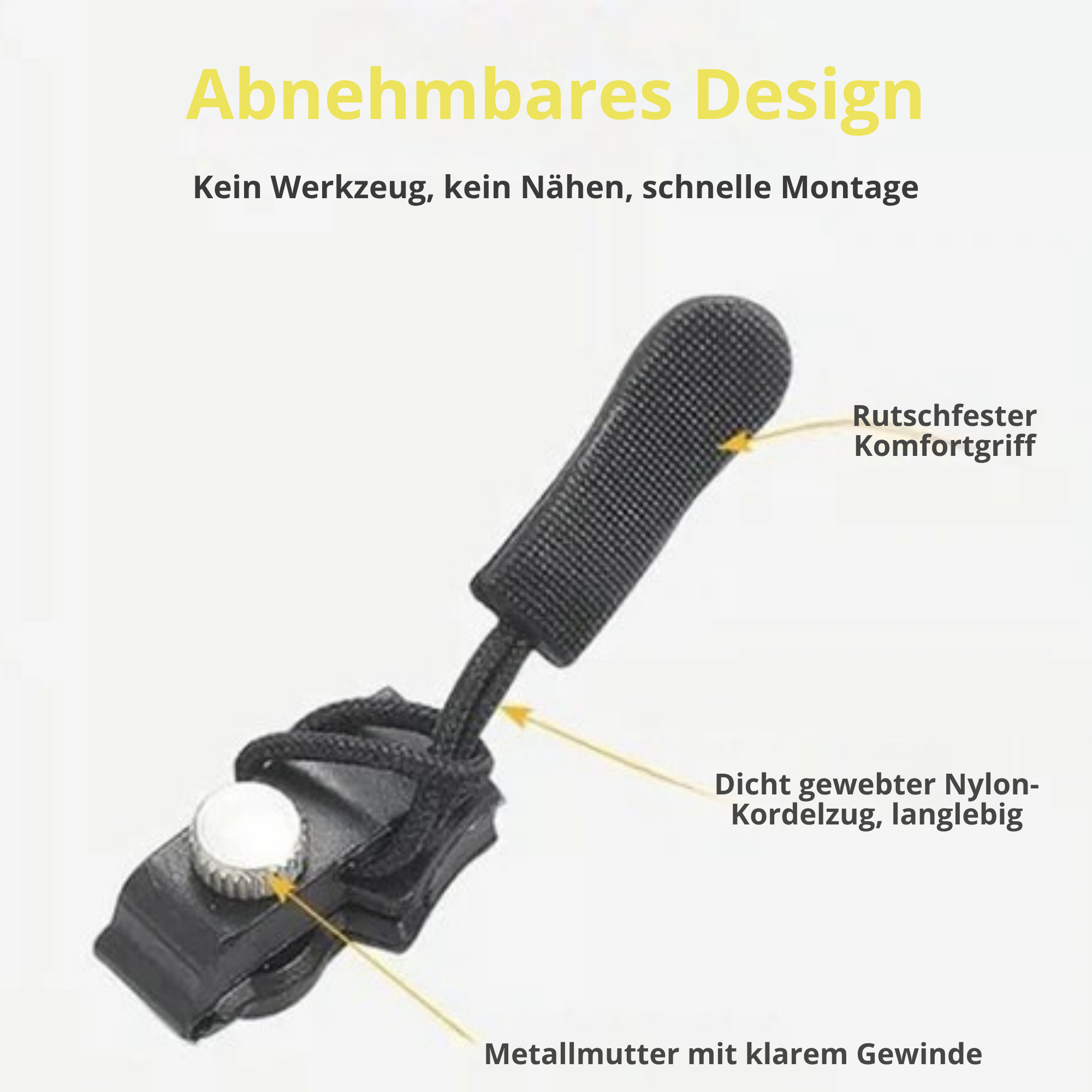 ZipZack™ / Abnehmbares Universelles Reißverschluss-Reparaturwerkzeug