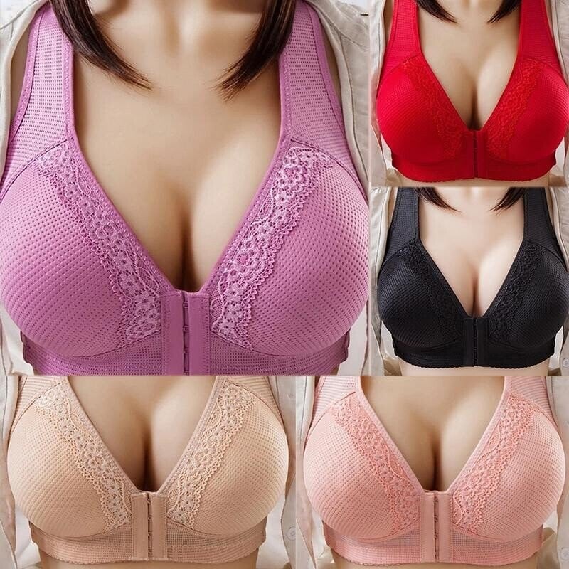 🔥Neuer Plus Size Sexy Push-up-BH mit Frontverschluss |  Sanvera🔥