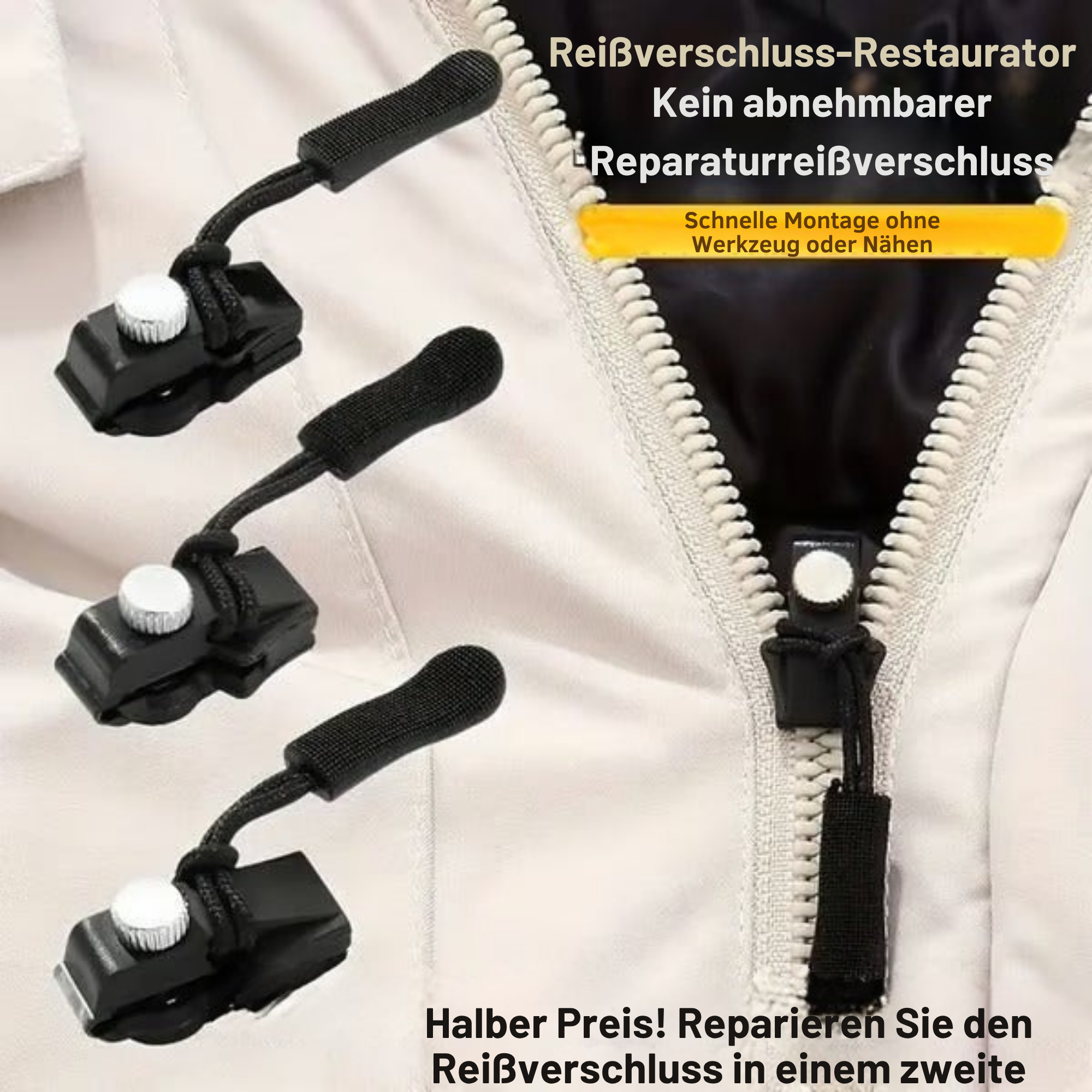 ZipZack™ / Abnehmbares Universelles Reißverschluss-Reparaturwerkzeug