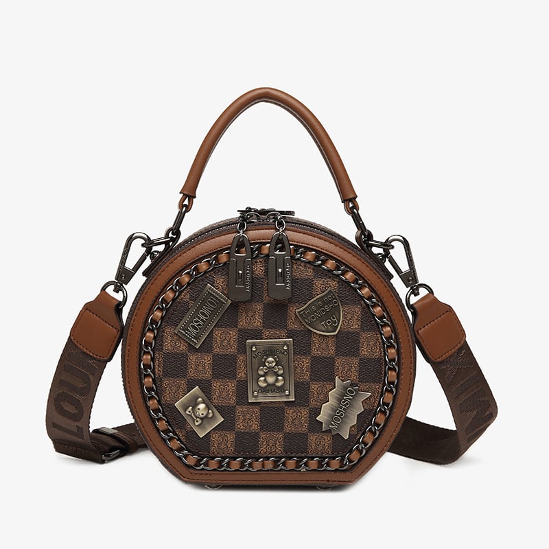 BärLuxe – Leder Umhängetasche mit Vintage Stil