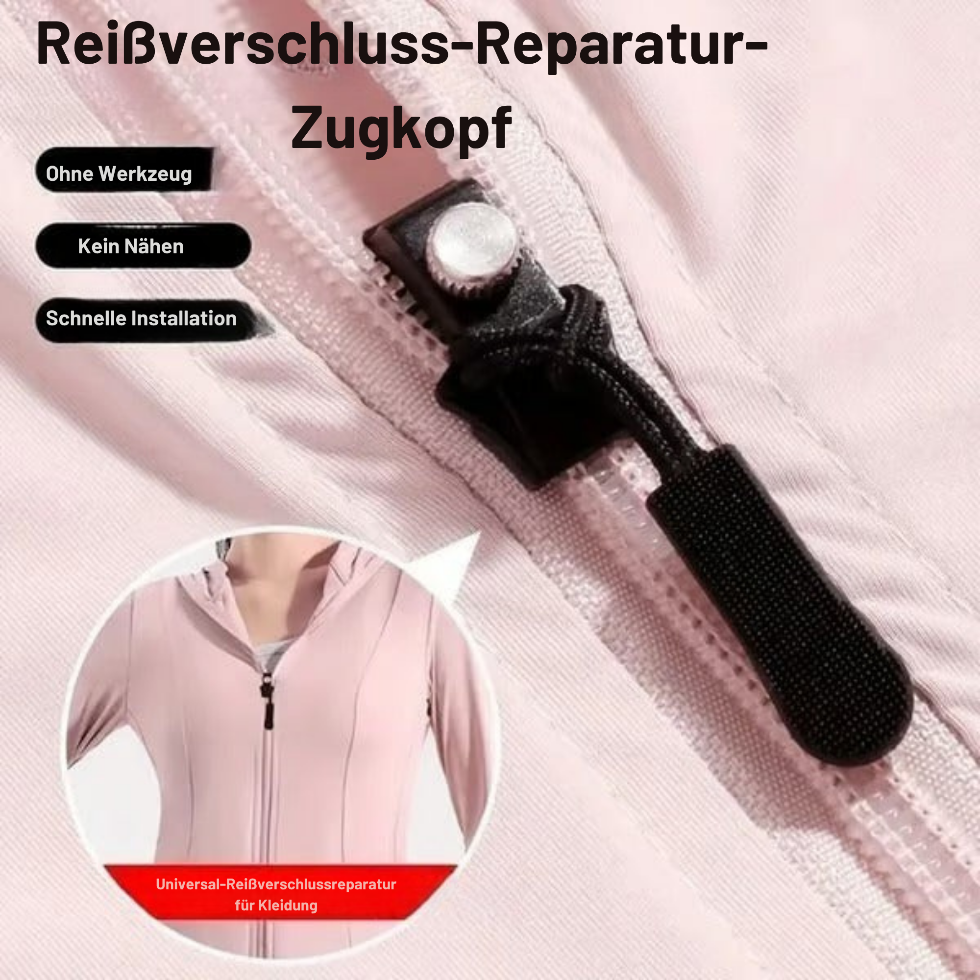 ZipZack™ / Abnehmbares Universelles Reißverschluss-Reparaturwerkzeug