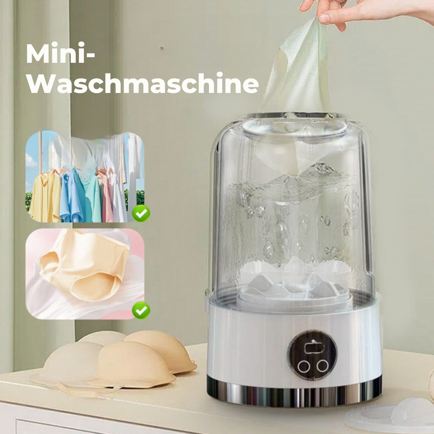 MiniMaschine™ / Kabellose Mini Waschmaschine Für Unterwegs