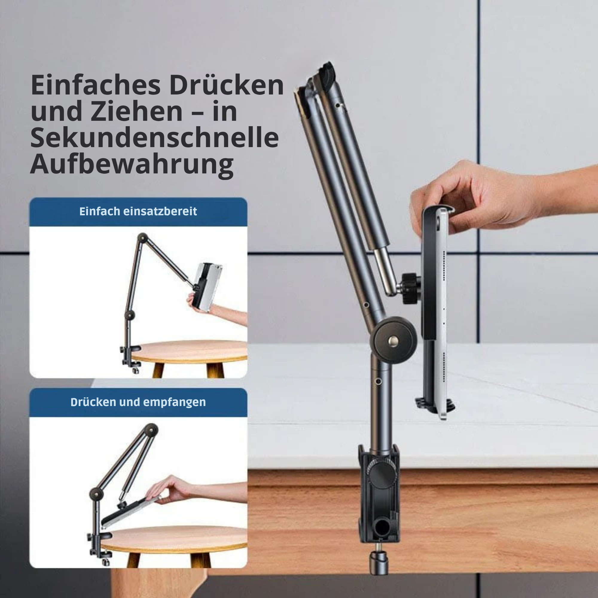 StänderStark™ / Stabiler Tablet- Und Handyhalter