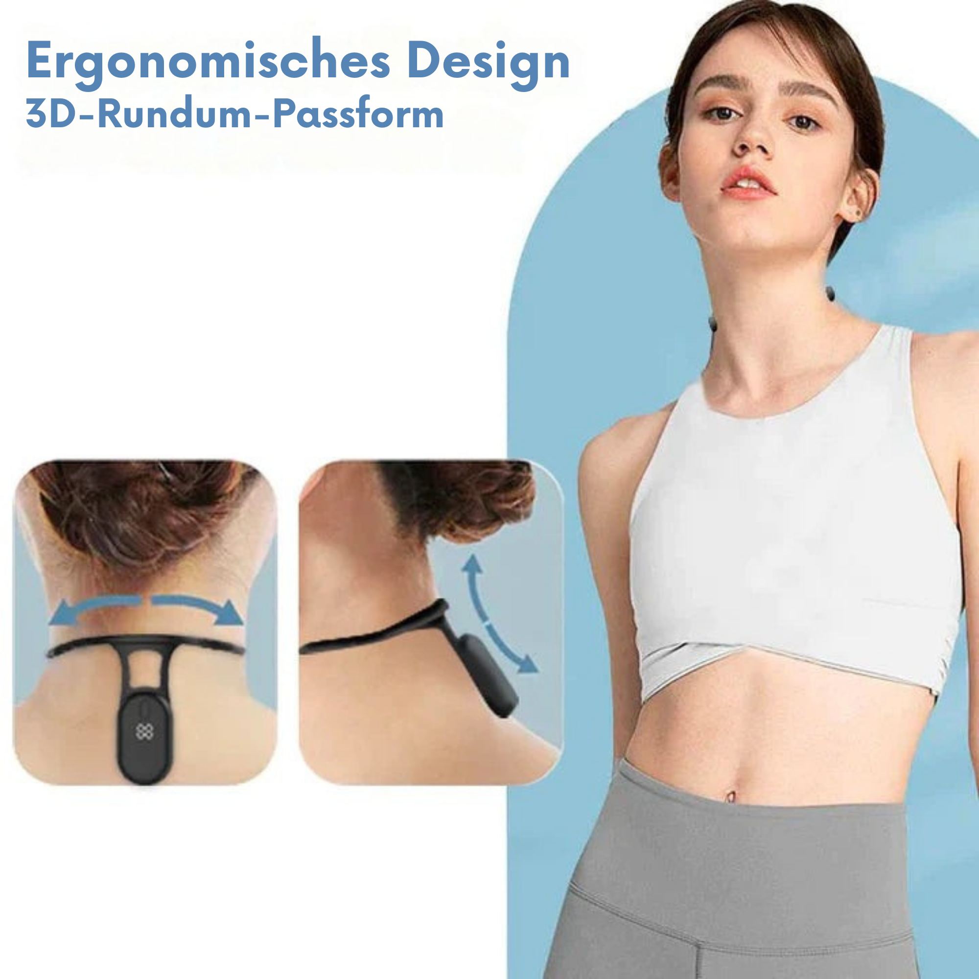 NeckSoothe™ / Draagbaar lymfedrainageapparaat [50% Korting]