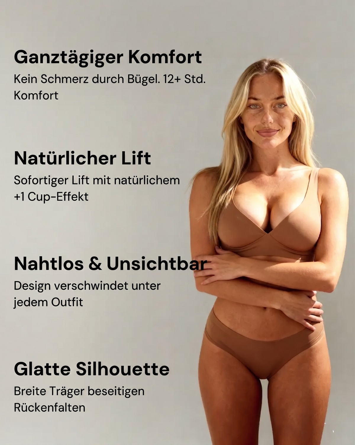 Silkform - Unsichtbarer Komfort BH mit natürlicher Formgebung