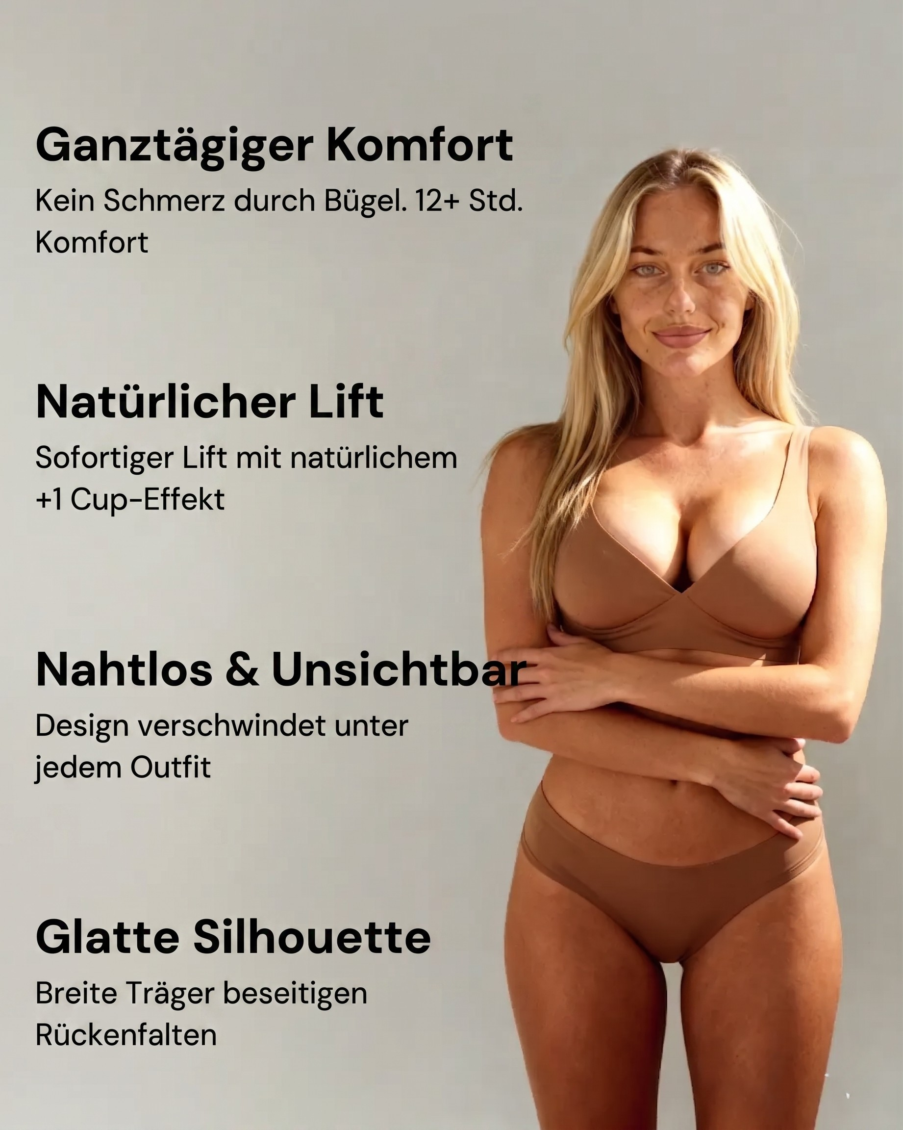 Silkform - Unsichtbarer Komfort BH mit natürlicher Formgebung