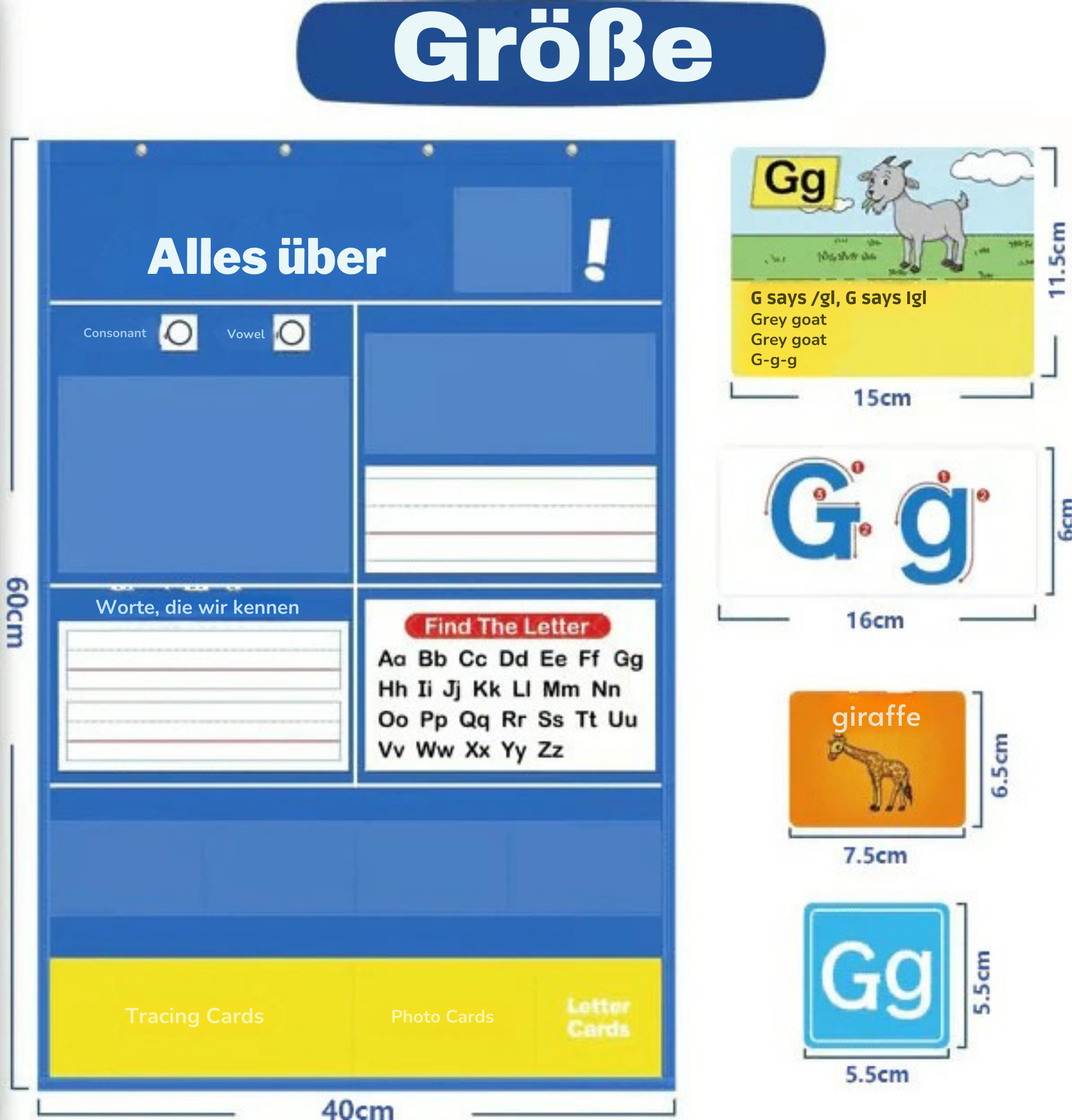 AlphabetAbenteuer™ / Interaktive Alphabet-Lerntasche