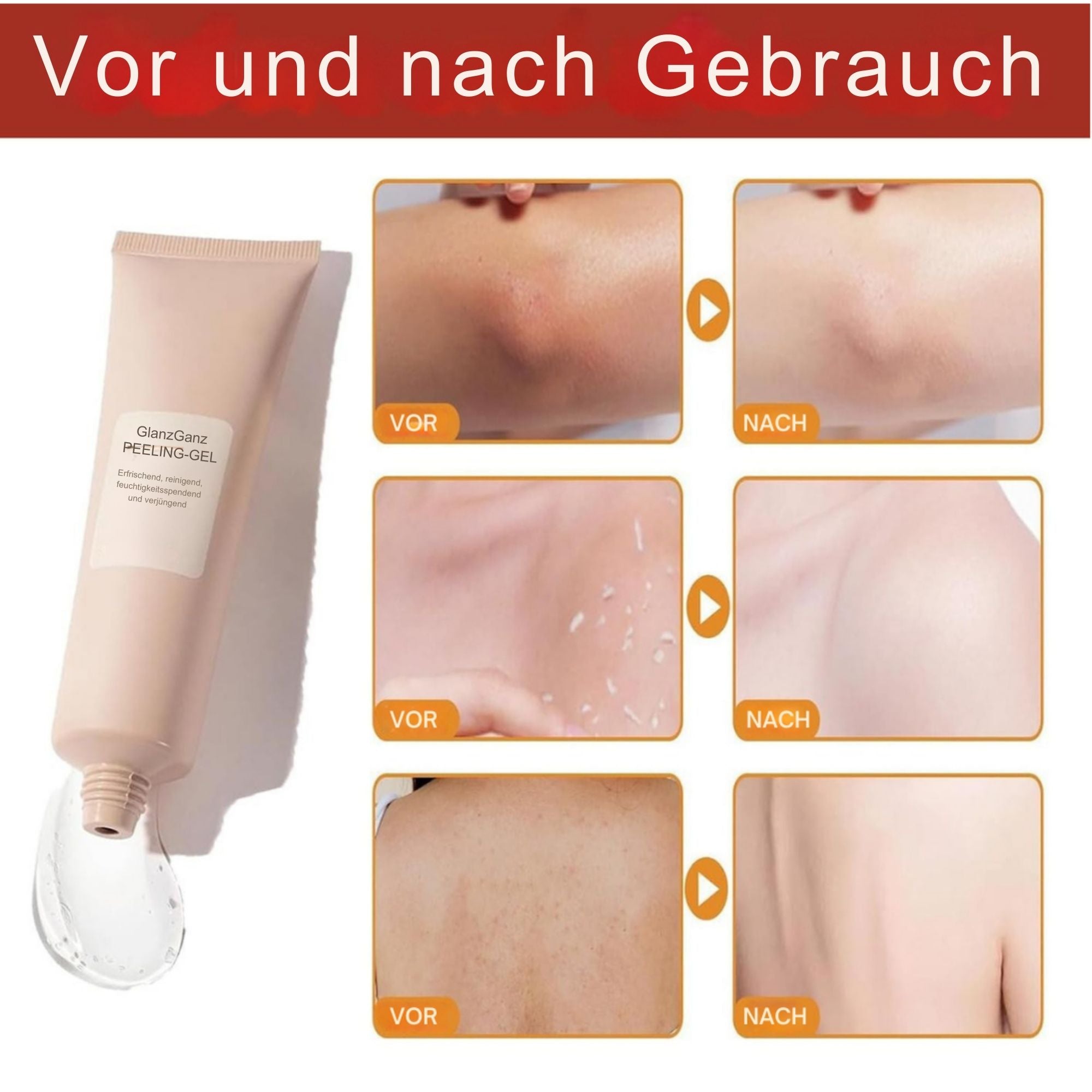 GlanzGanz™ / Enthülle Seidig Glatte, Strahlende Haut! (1+1 GRATIS)