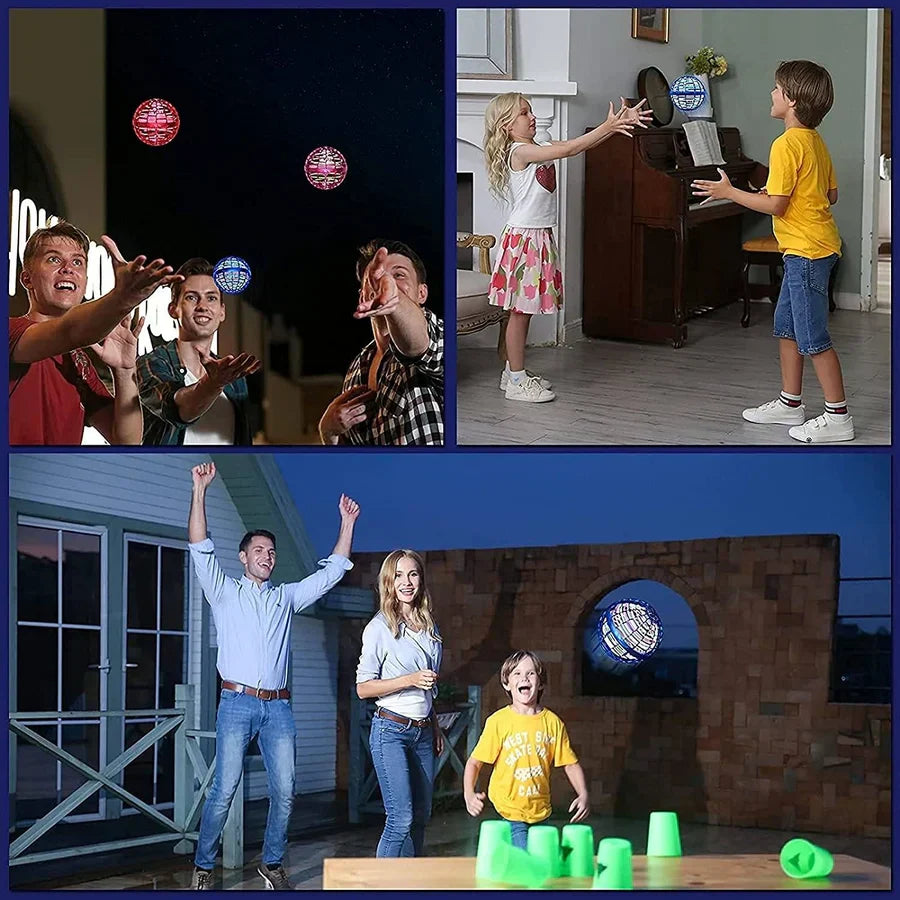 SchimmerSpiel™ / Leuchtender Flugball für lustige und interaktive Spiele
