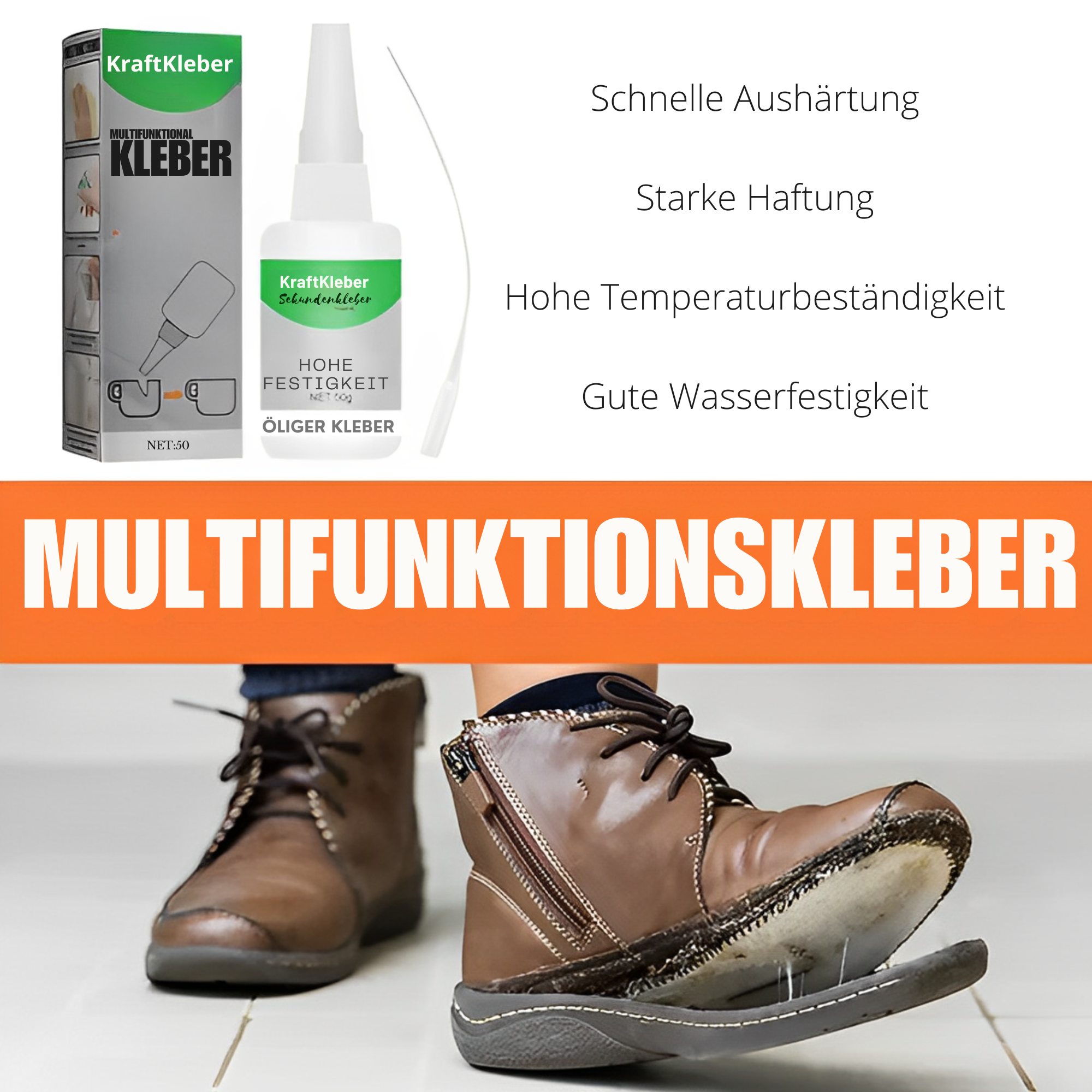 KraftKleber™ / Ölhaltiger Kleber Mit Hoher Festigkeit (1+1 GRATIS)