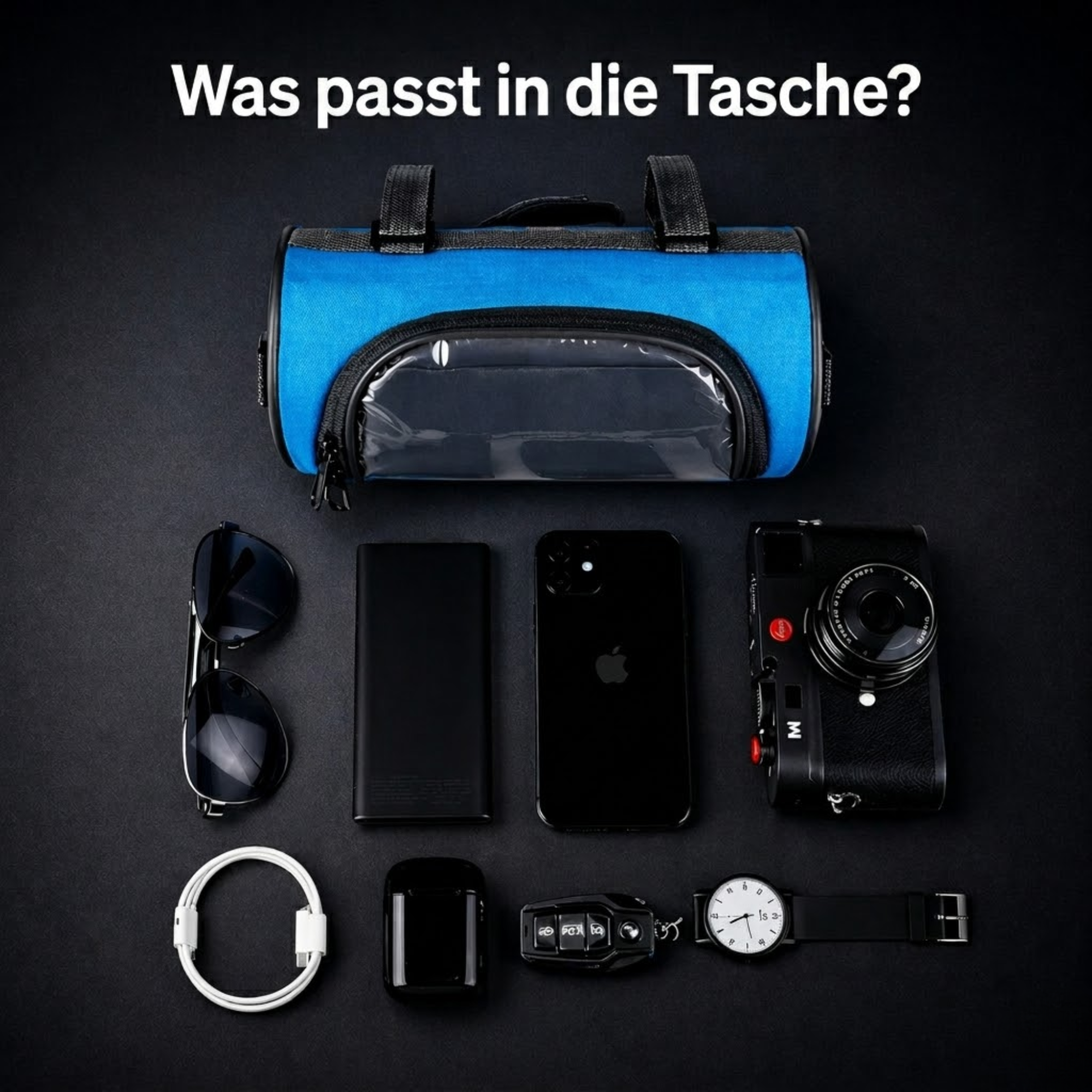 Fahrradtasche | Touchscreen-kompatibel | Universelles Klettverschlusssystem | TerrainX