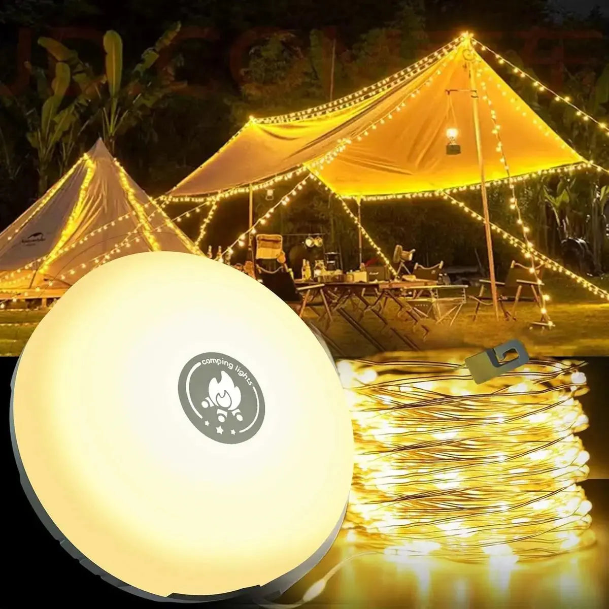 LichtLager™ / Lichterkette, Laterne & Powerbank