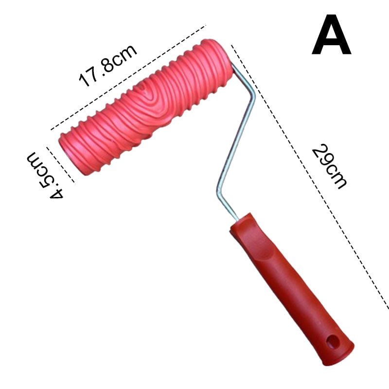 RollenTausch™ / Farbroller mit Prägestruktur für Wanddekoration