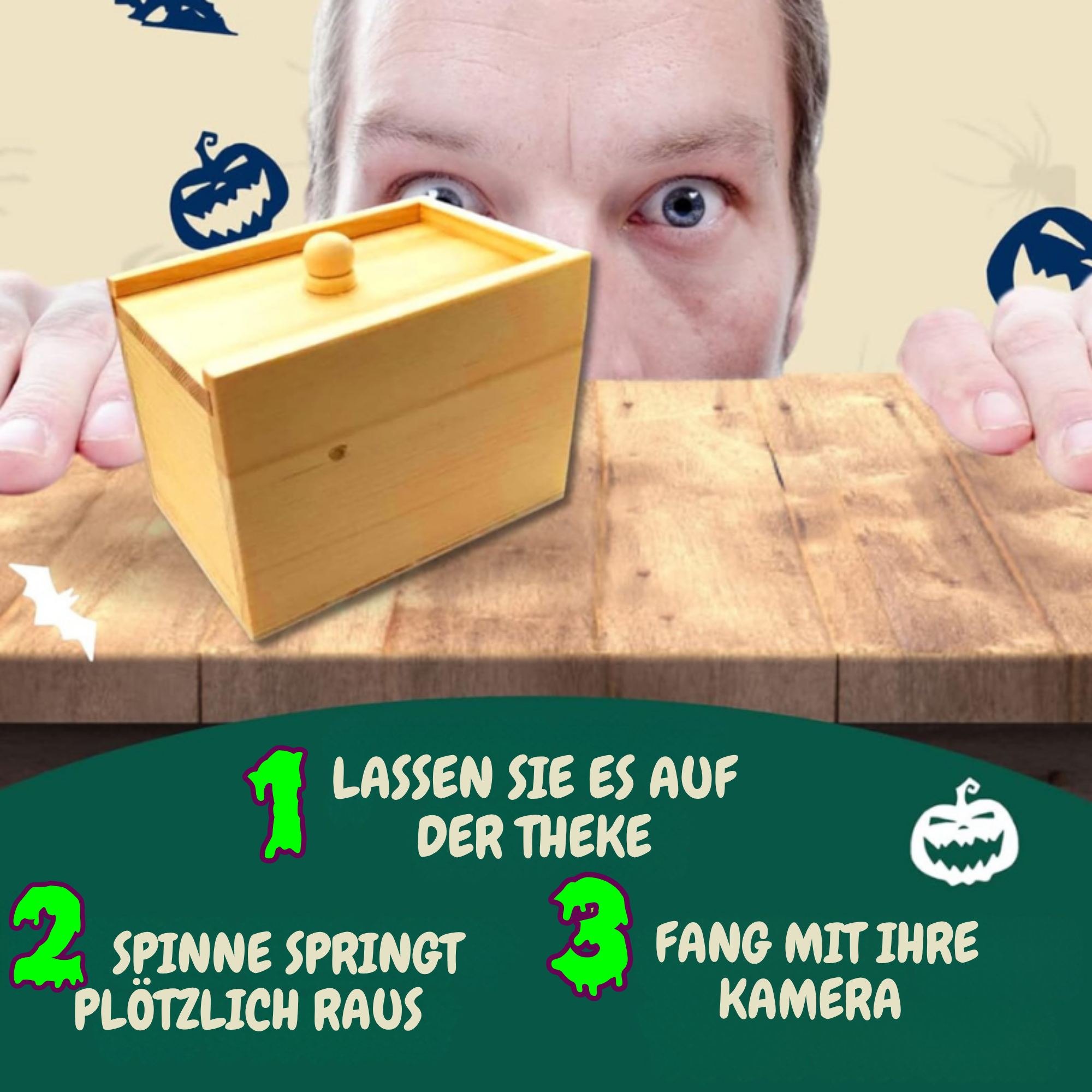 SchreckSchachtel™ / Die Ultimative Spinnen-Streichbox