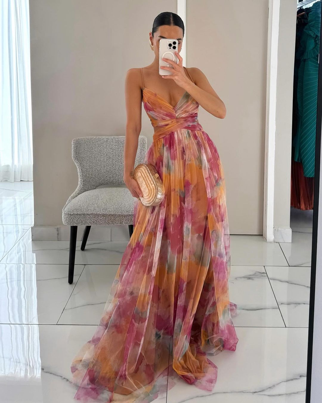 Karoline™ / Charmantes Blütenkleid