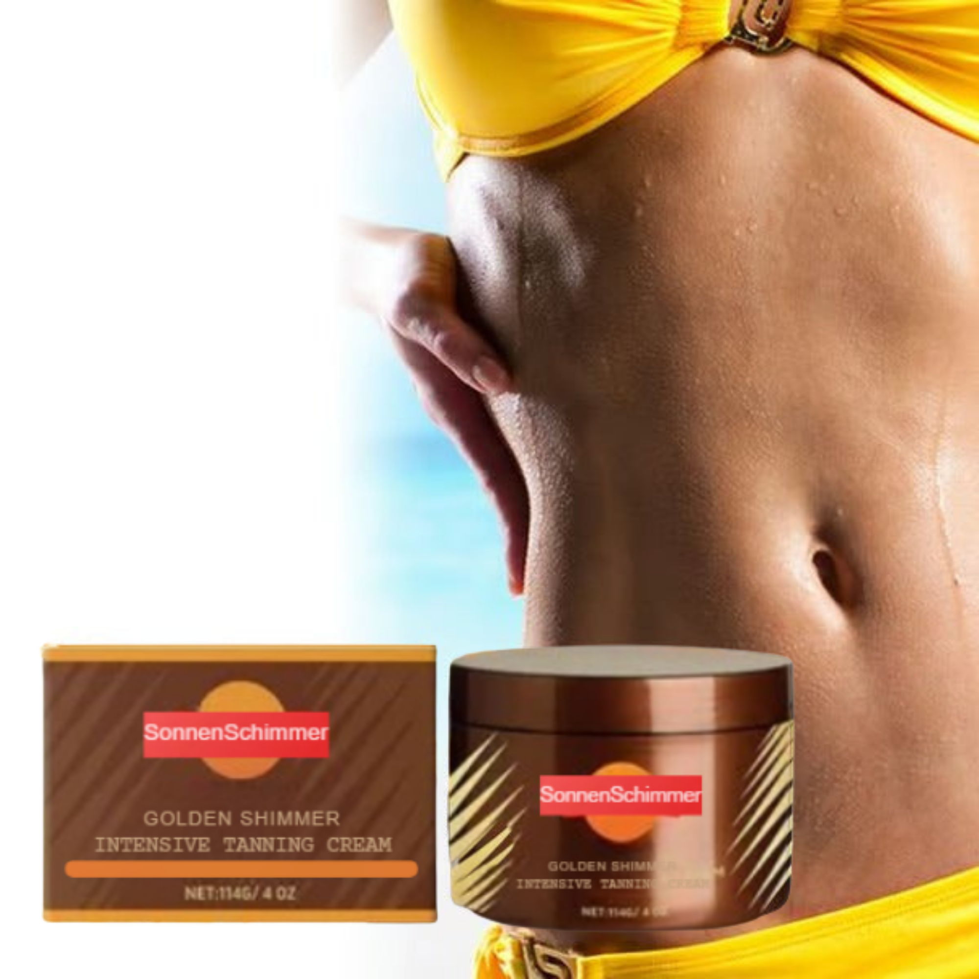SonnenSchimmer™ / Gold Shimmer Selbstbräunungsbeschleuniger-Gel