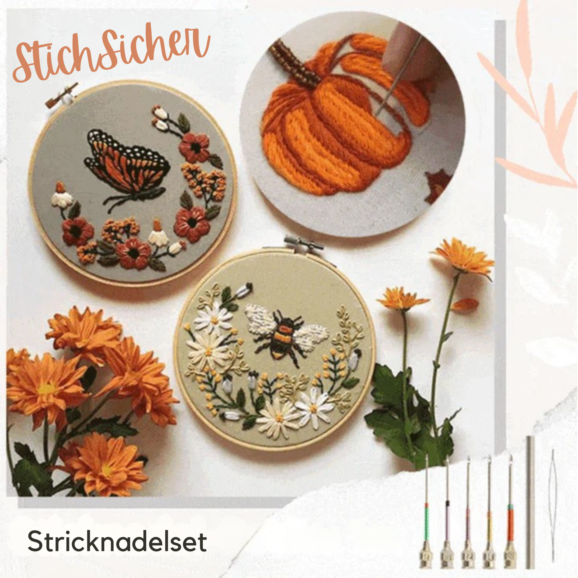 StichSicher™ / Sticknadelset, verbessern Sie Ihr Näherlebnis!