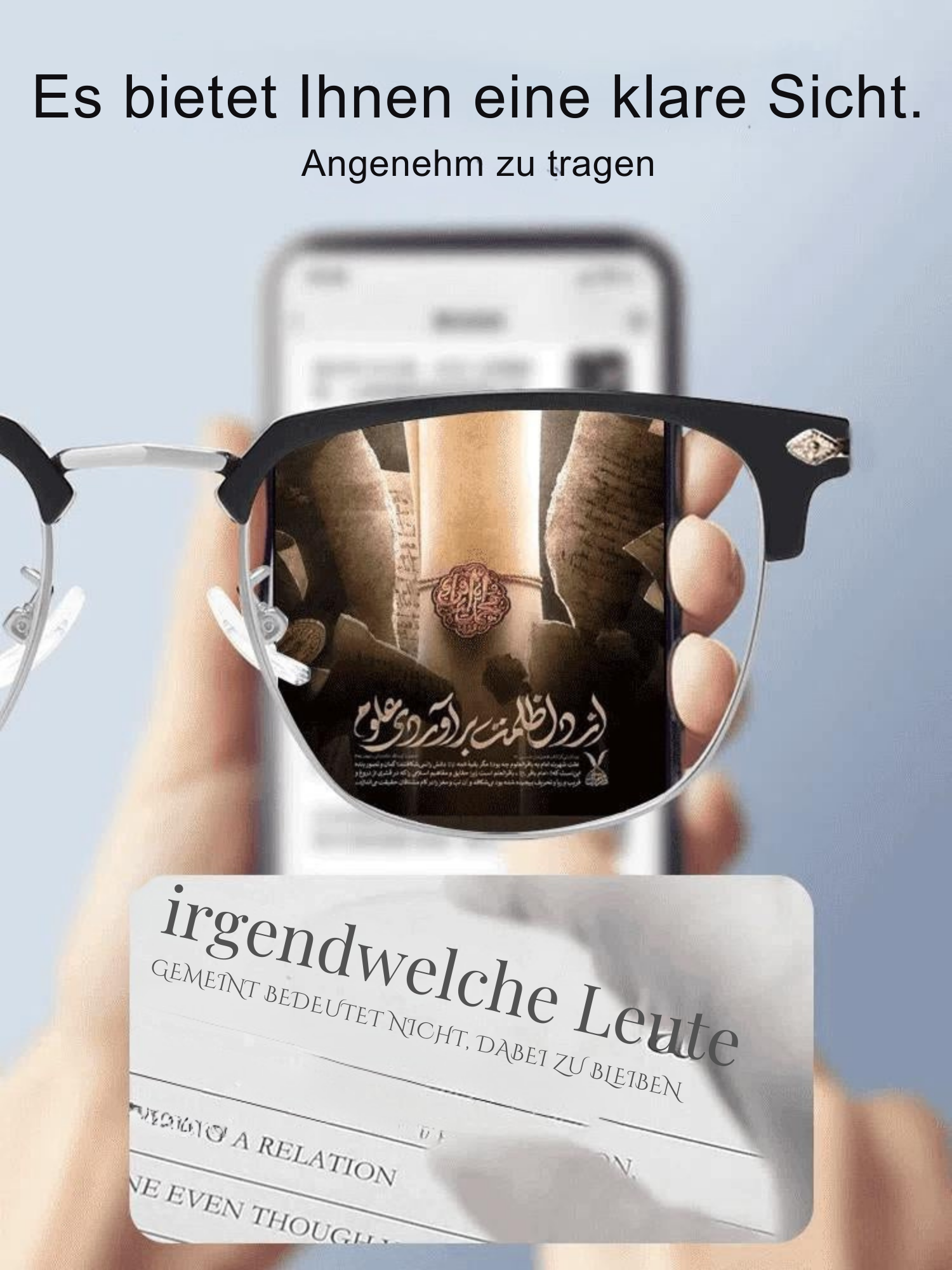 OptikOase™ / Ultraleichte Brille Mit Anti-Blau Licht Schutz & Lesehilfe  (1+1 GRATIS)