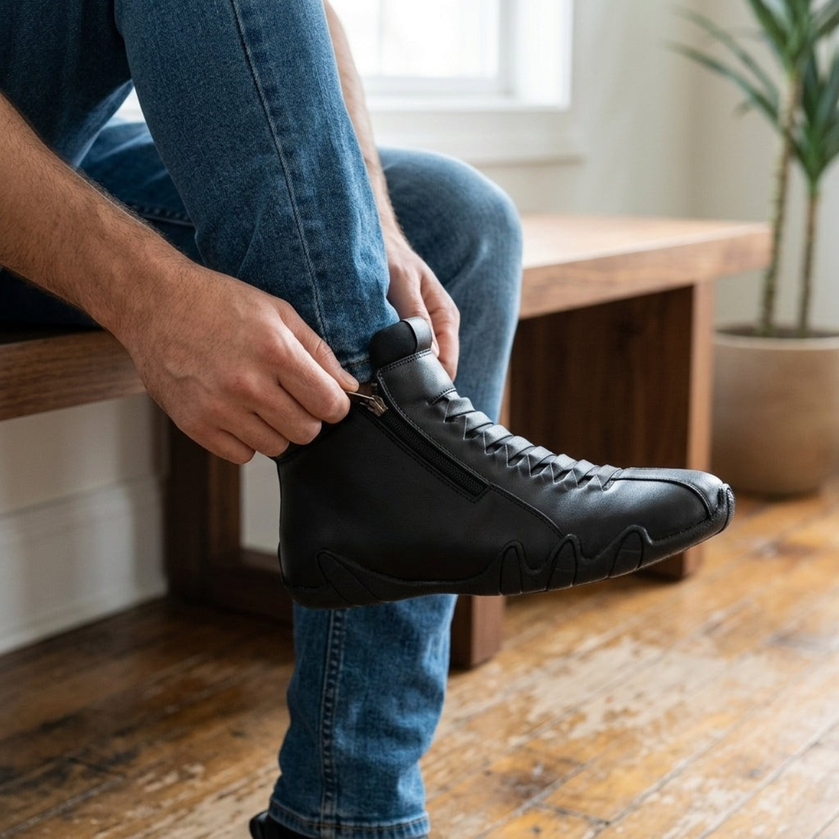 WohlWalker / Atmungsaktive orthopädische Sneaker – Ultimativer Komfort bei jedem Schritt