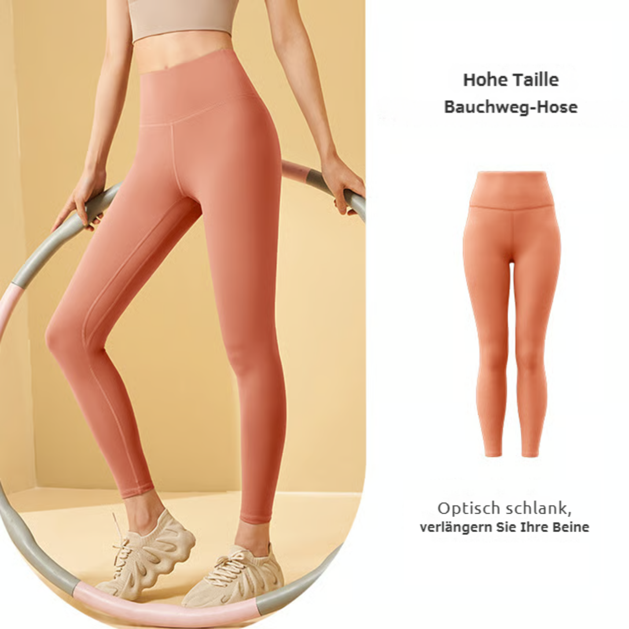 KurvenKraft™ / Bauchkontroll-Leggings zur Steigerung des Selbstvertrauens