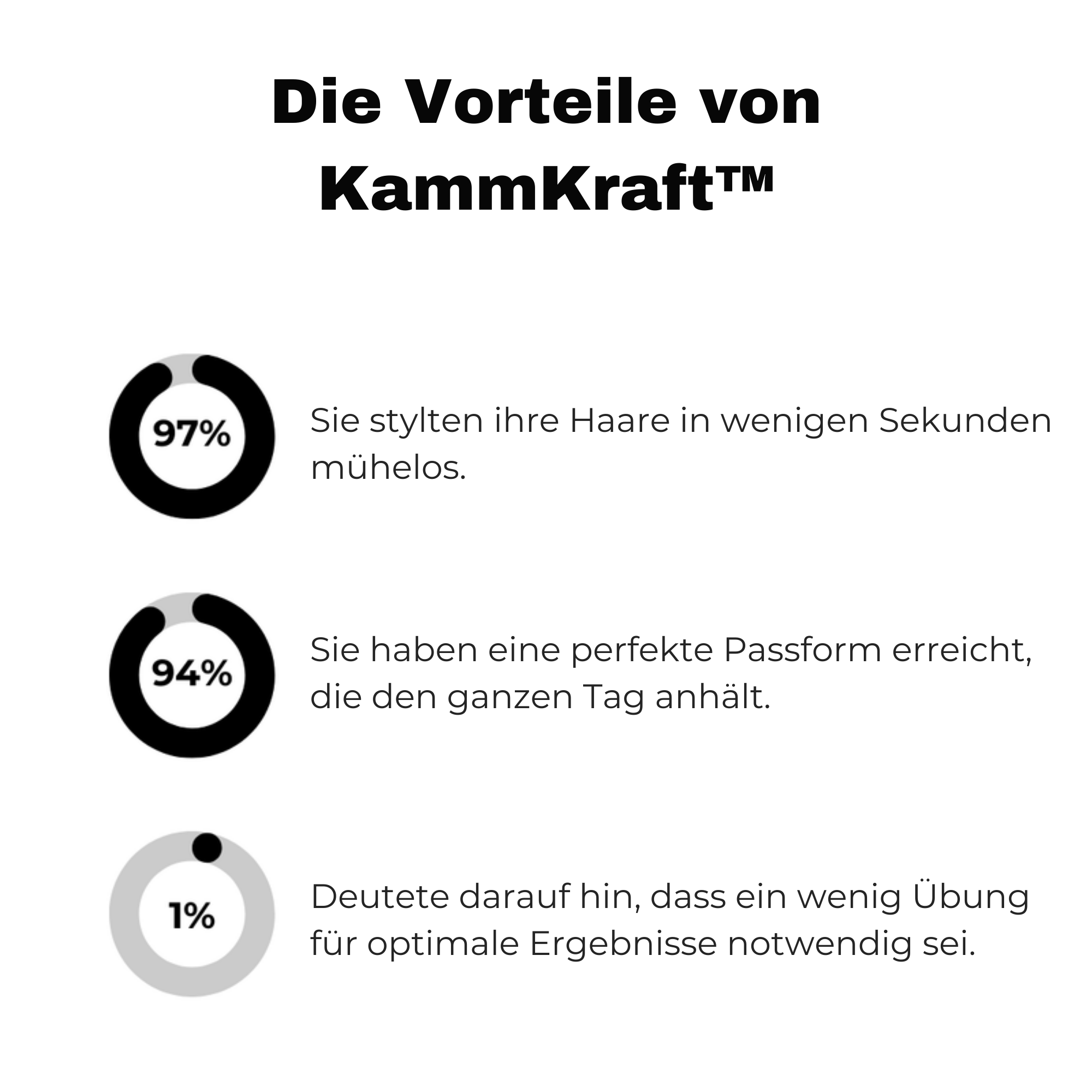 KammKraft™ / Gel-Styling Gel Mit Applikatorkamm