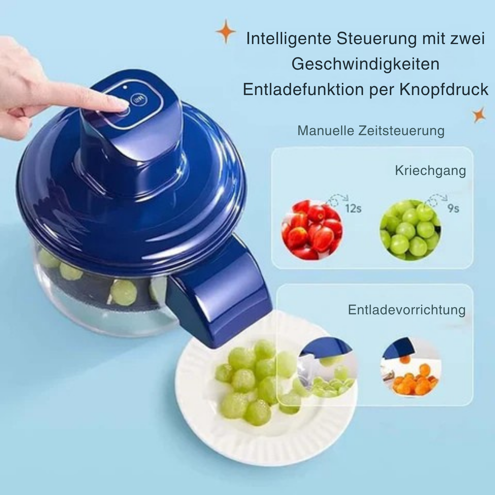 SchlupfSchäl™ / Automatischer Wiederaufladbarer Obstschäler