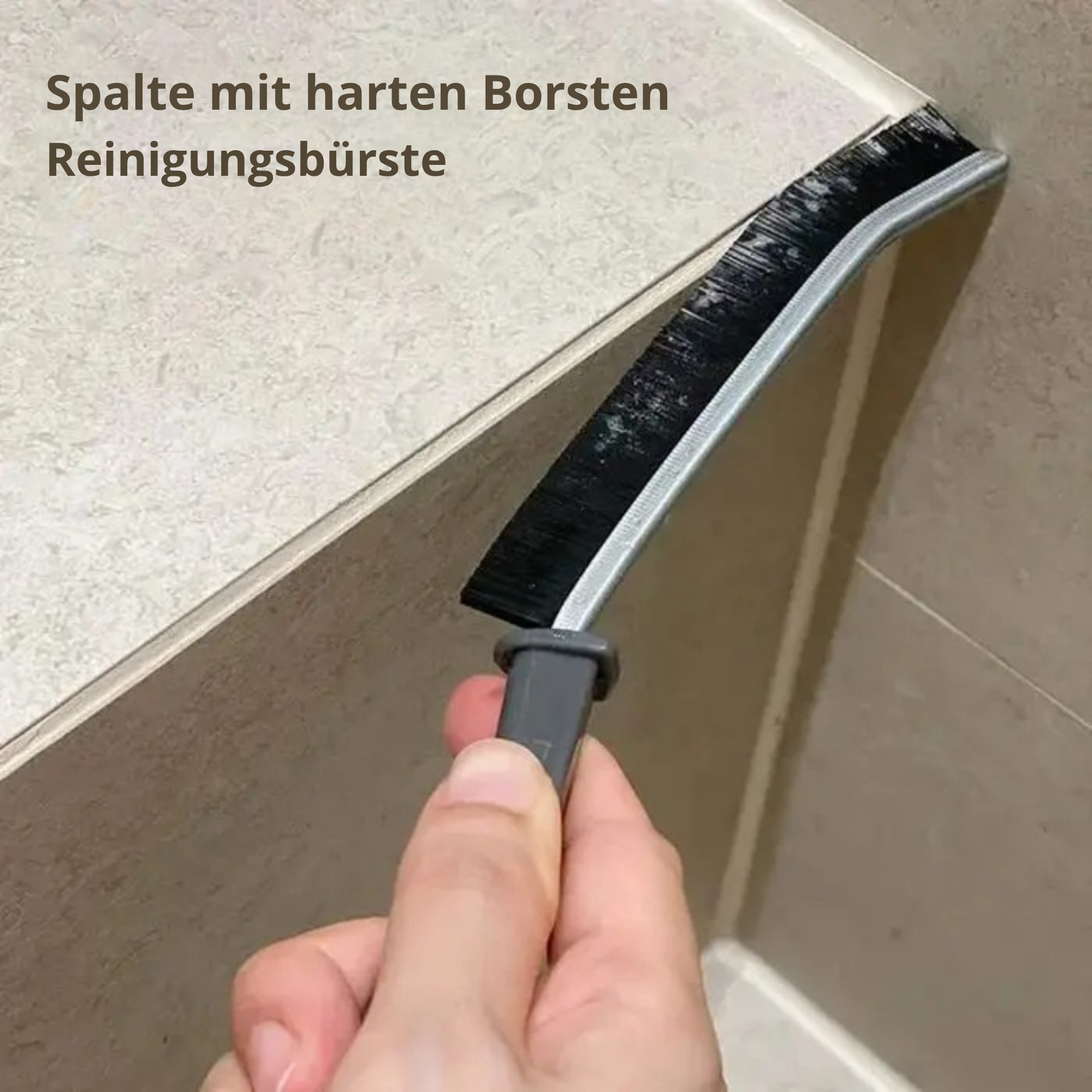 GriffGlanz™ / Fugenreinigungsbürste mit harten Borsten