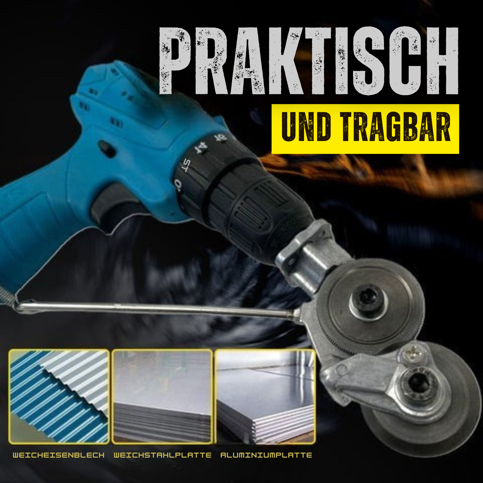 BohrSchneider – Metall Schneidaufsatz