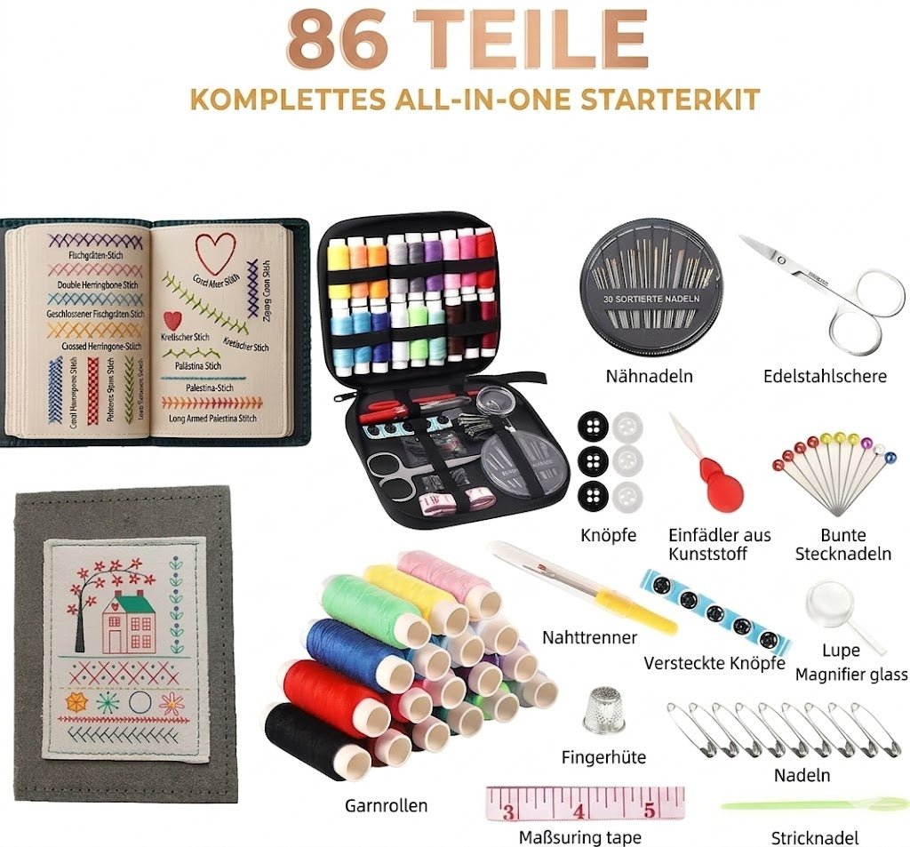 50% OFF TEMPORÄR | StichTagebuch / Stickbuch für kreative Erinnerungen - Sopheria