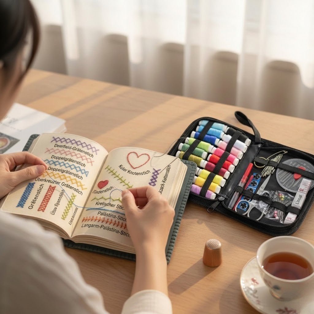 50% OFF TEMPORÄR | StichTagebuch / Stickbuch für kreative Erinnerungen - Sopheria