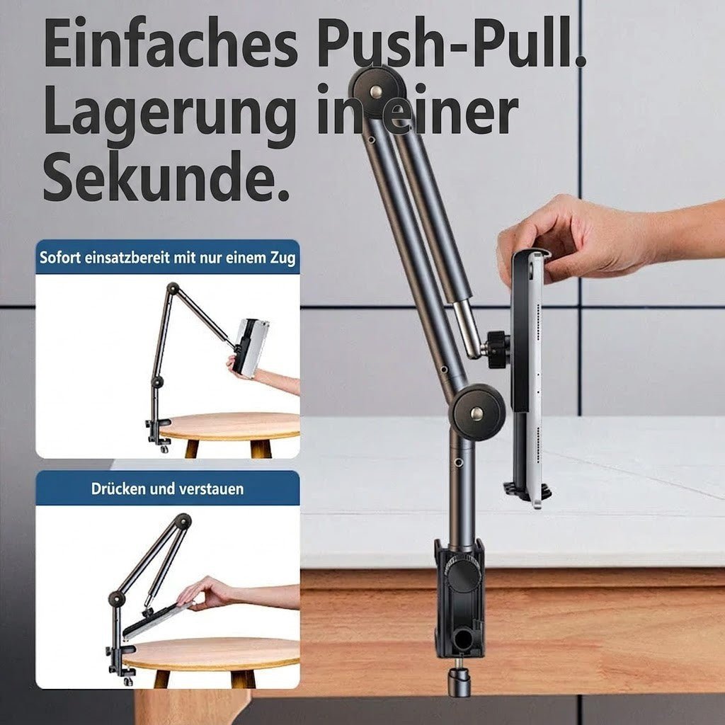 50% RABATT | ErgoMount / Stabiler Aluminium-Tablet- und Handy-Halter für ergonomisches50% RABATT | ErgoMount / Stabiler Aluminium-Tablet- und Handy-Halter für ergonomisches - Sopheria